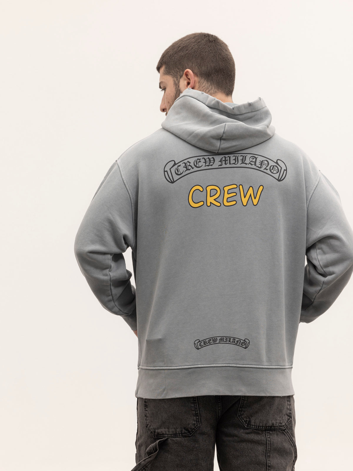 CREW MILANO Relax Logo Hoodie