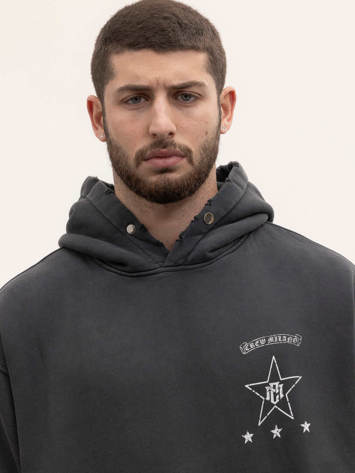 CREW MILANO Relax Logo Hoodie