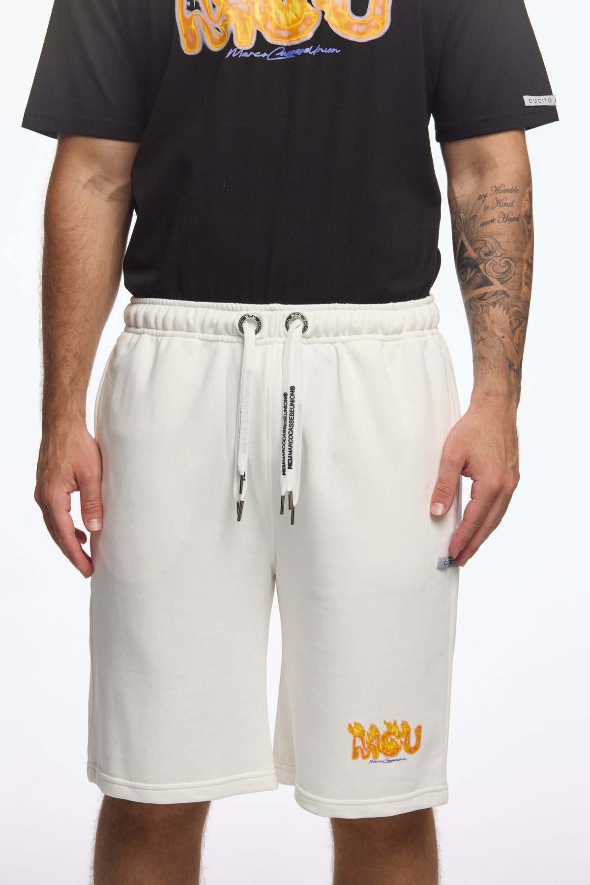 MCU Short Pants Logo Print