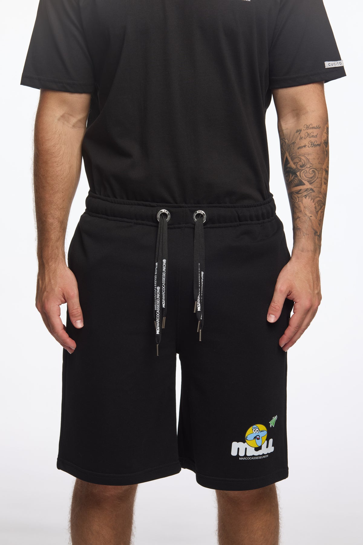 MCU Short Pants Logo Print