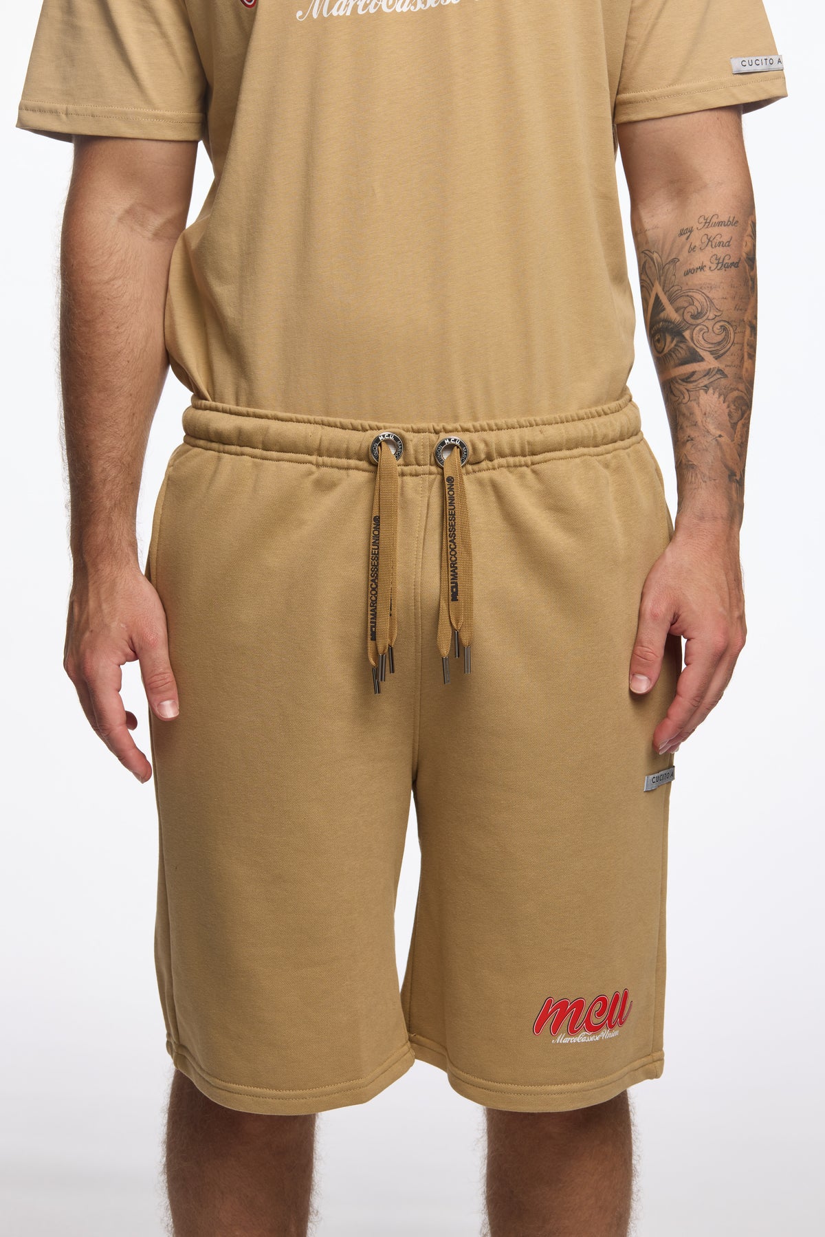 MCU Short Pants Logo Print