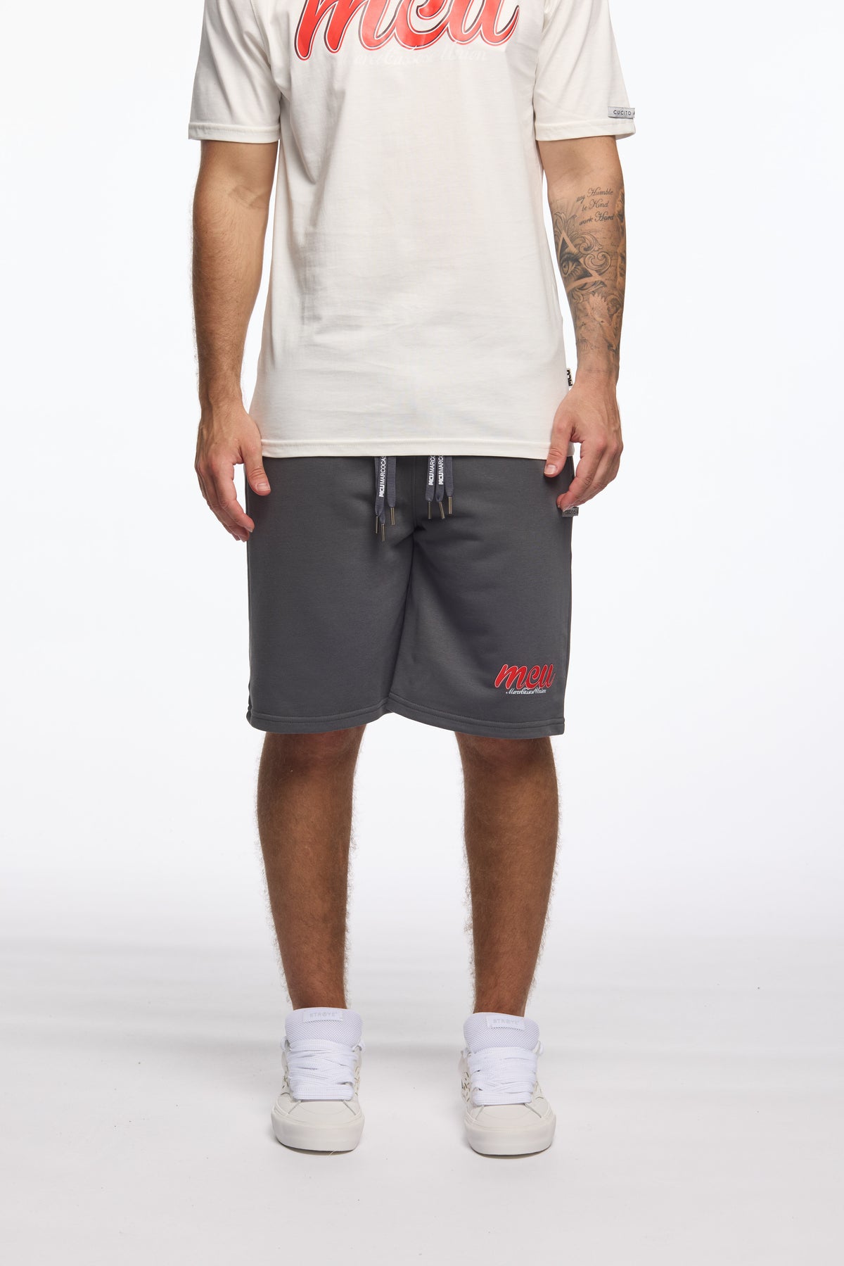 MCU Short Pants Logo Print