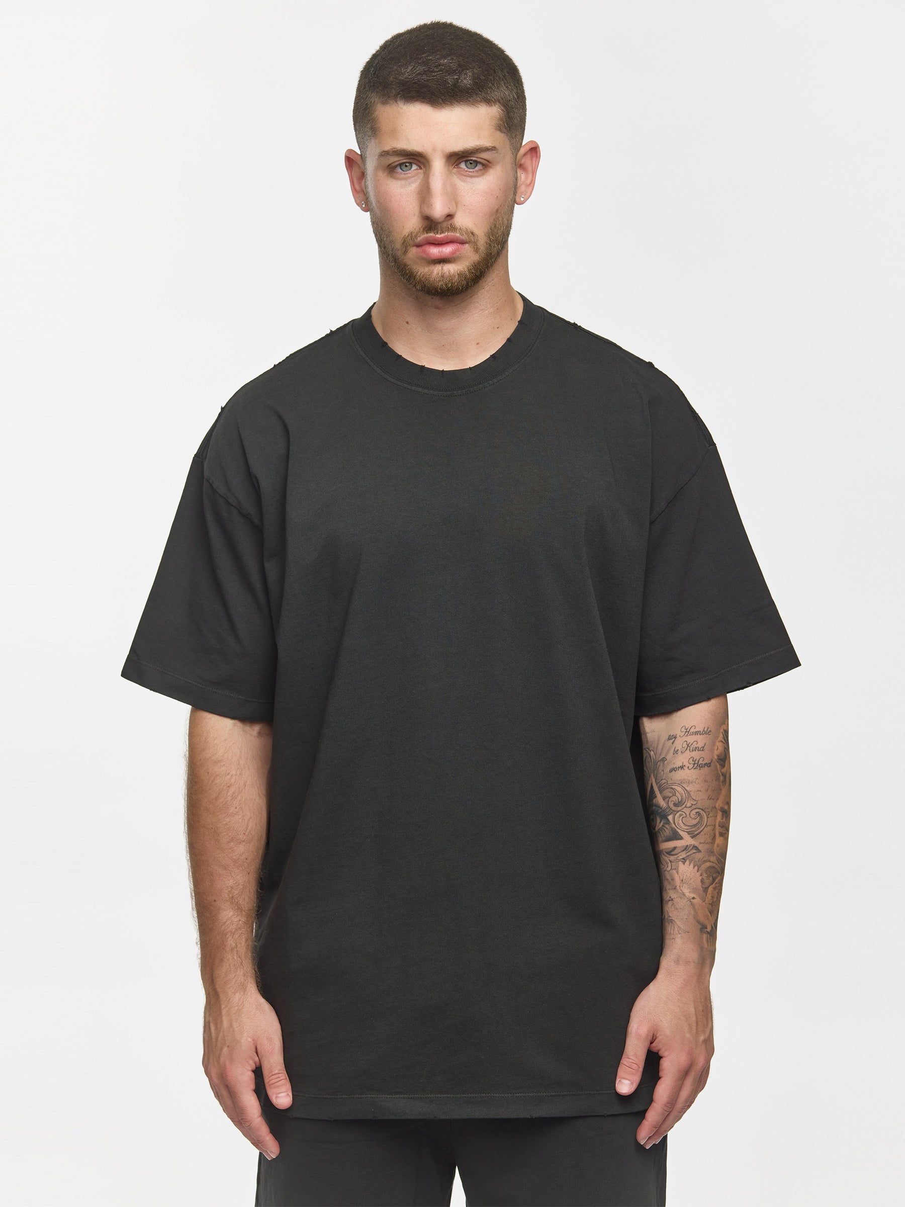 CREW Milano Oversize Set T-Shirt/Pants Black