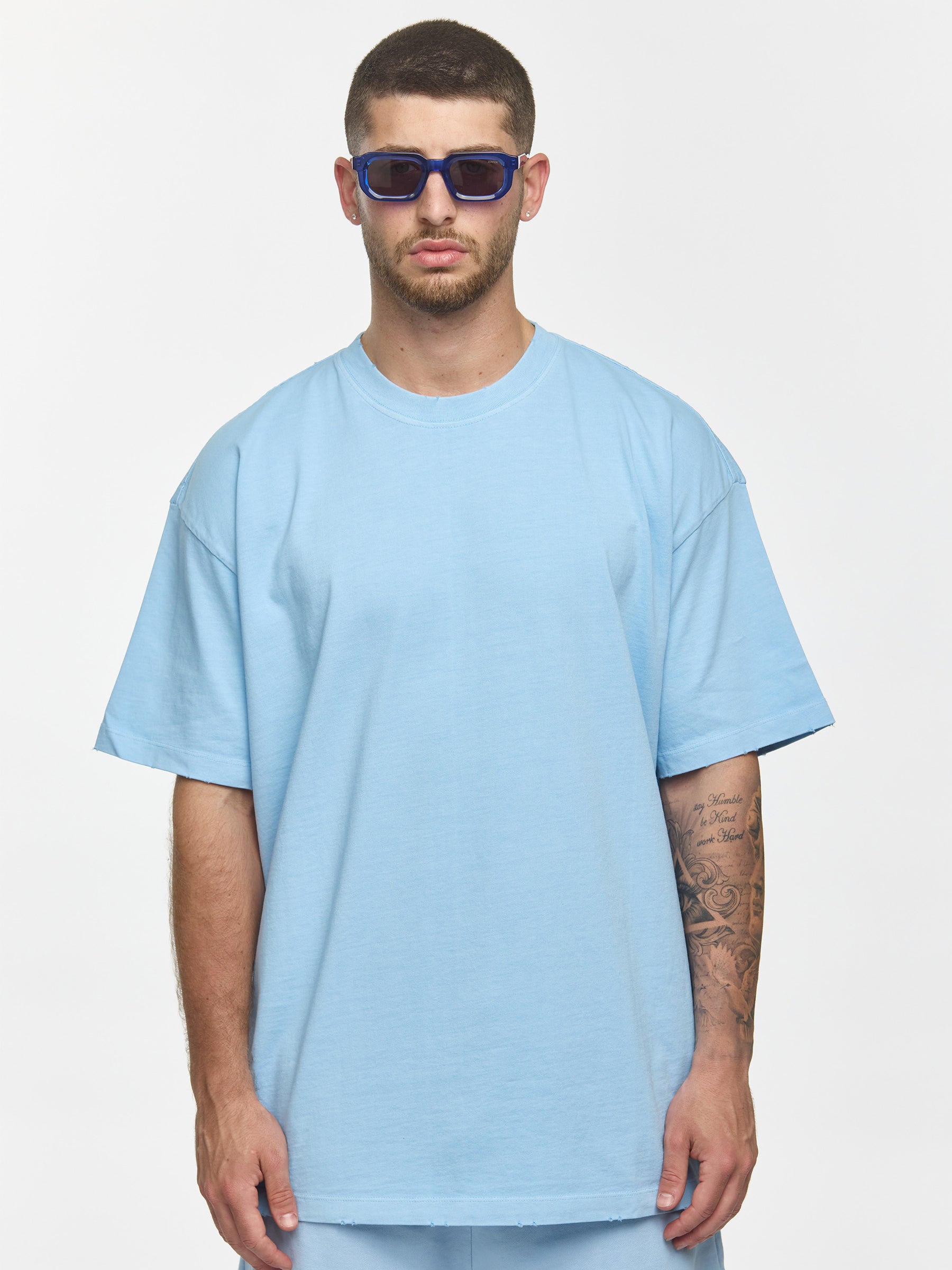 CREW Milano Oversize Set T-Shirt/Pants Blue