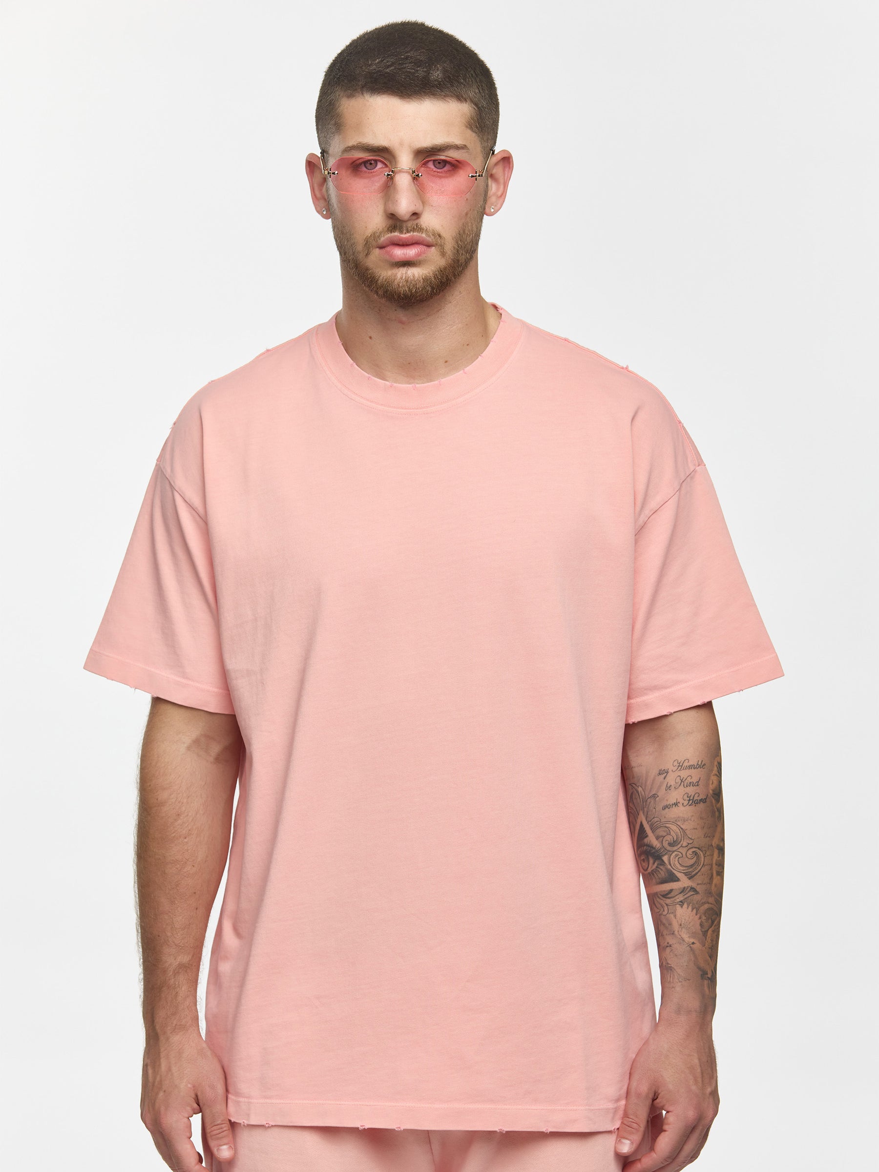 CREW Milano Oversize Set T-Shirt/Pants Peach