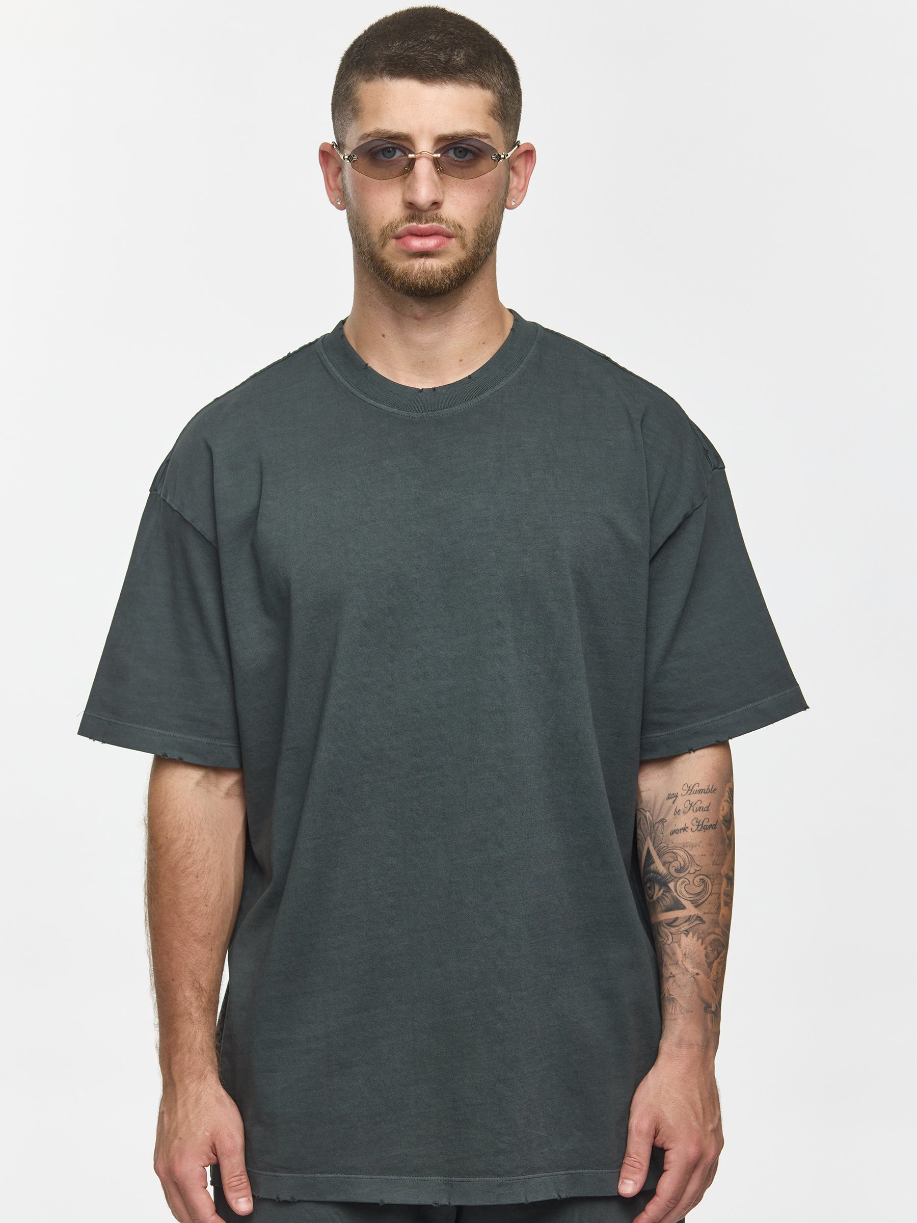 CREW Milano Oversize Set T-Shirt/Pants Dark Grey