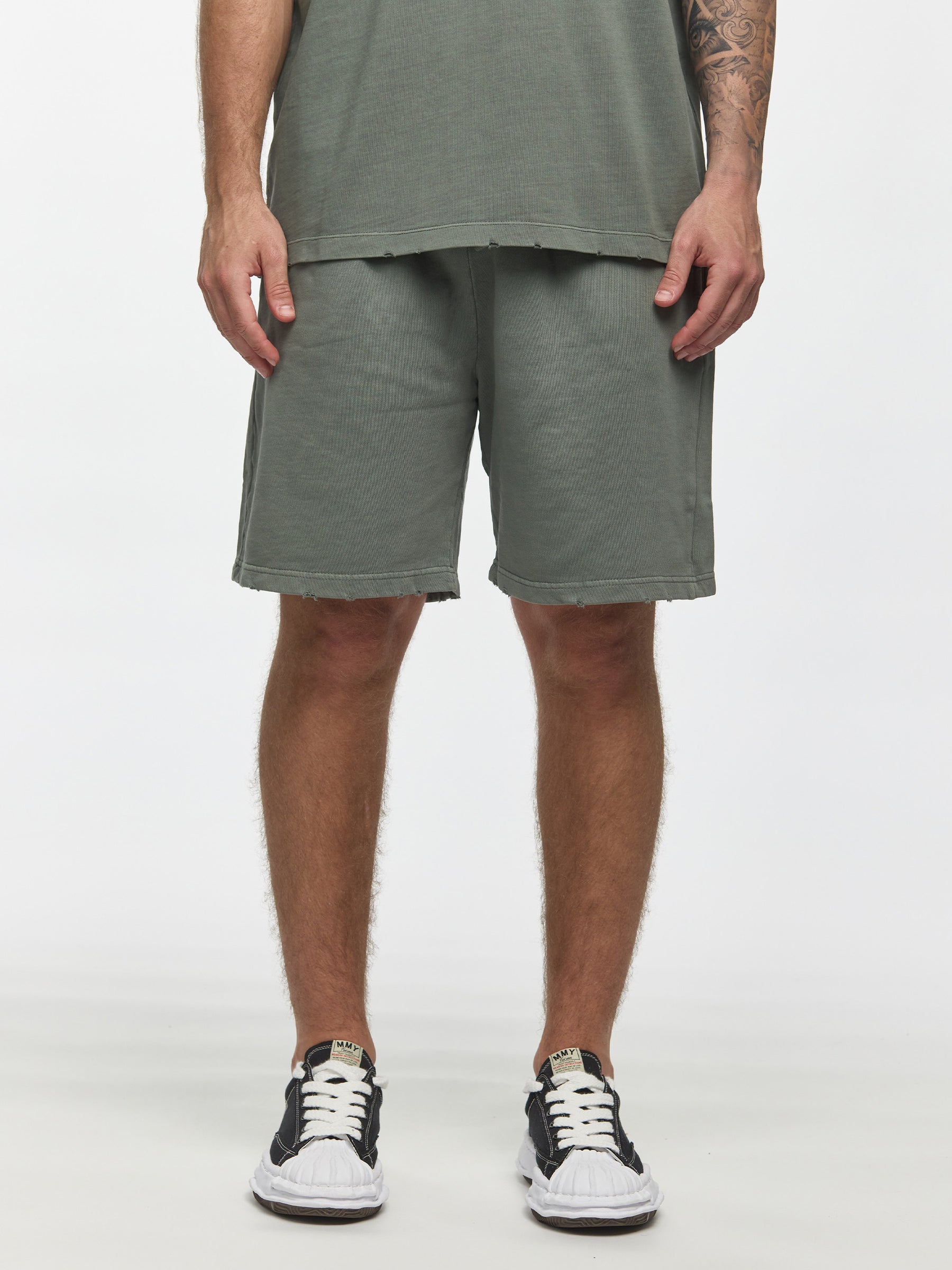 CREW Milano Oversize Set T-Shirt/Pants Green Khaki