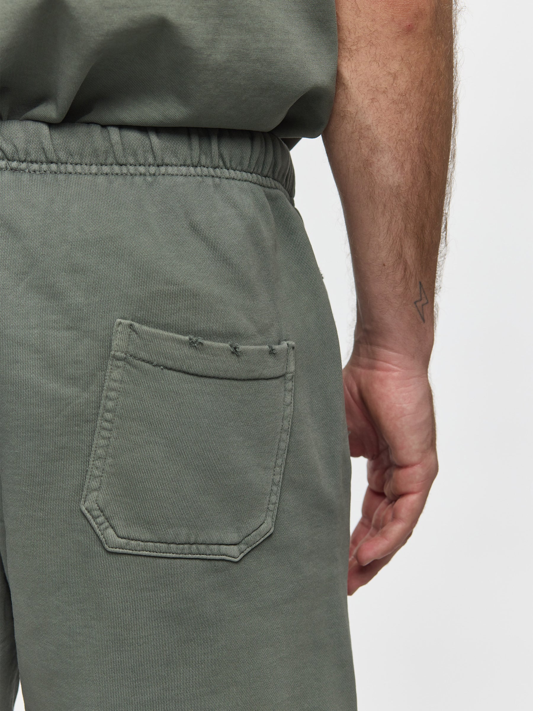 CREW Milano Oversize Set T-Shirt/Pants Green Khaki