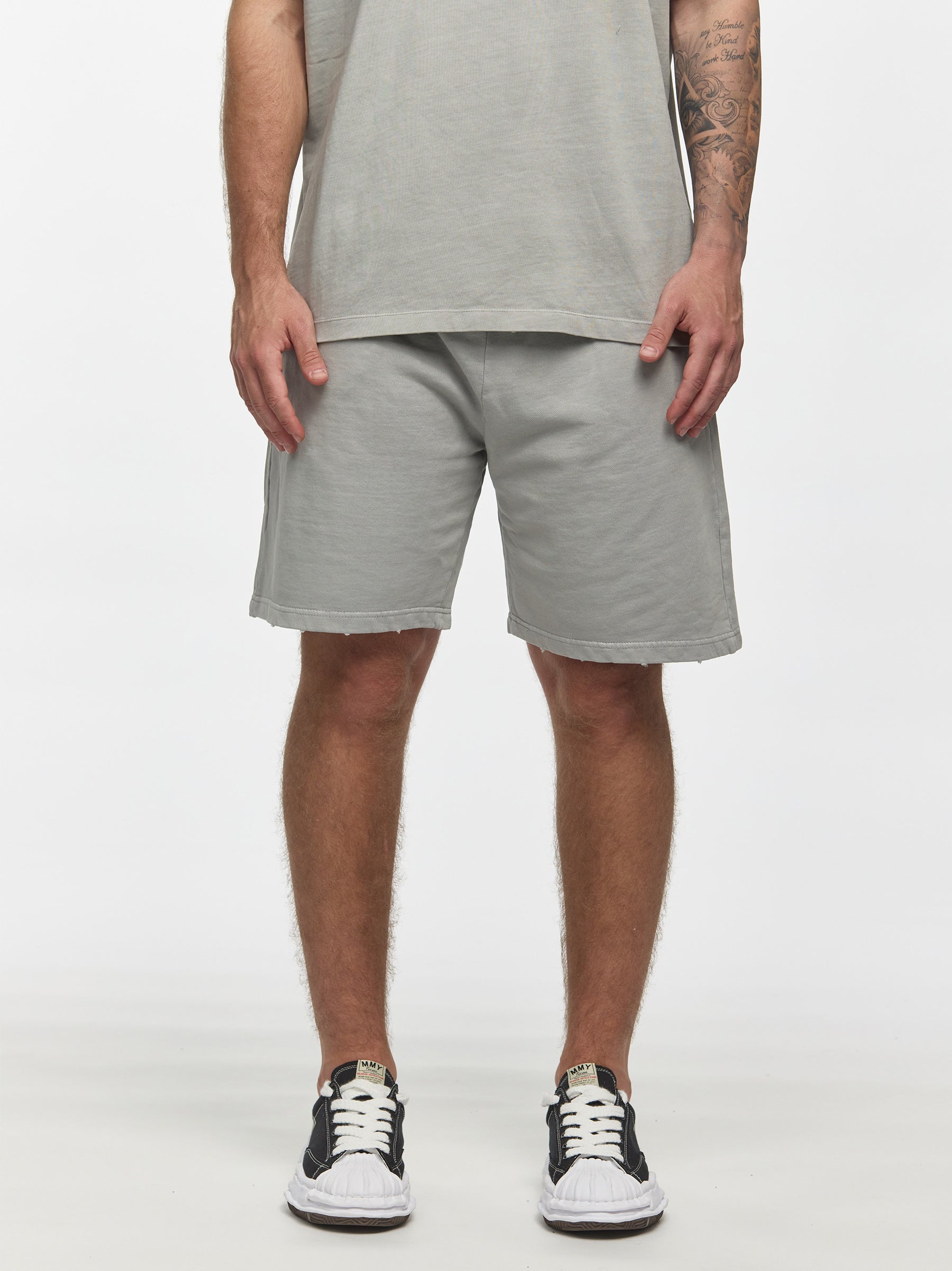 CREW Milano Oversize Set T-Shirt/Pants Light Grey