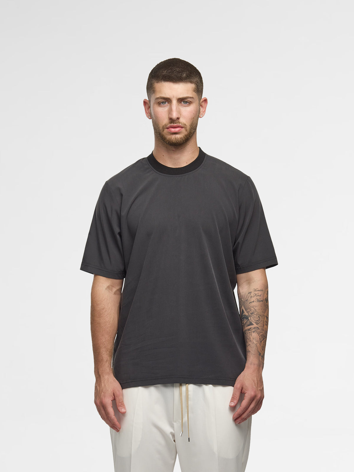 Prêt A Porter T-Shirt Soft Fabric Dark Grey