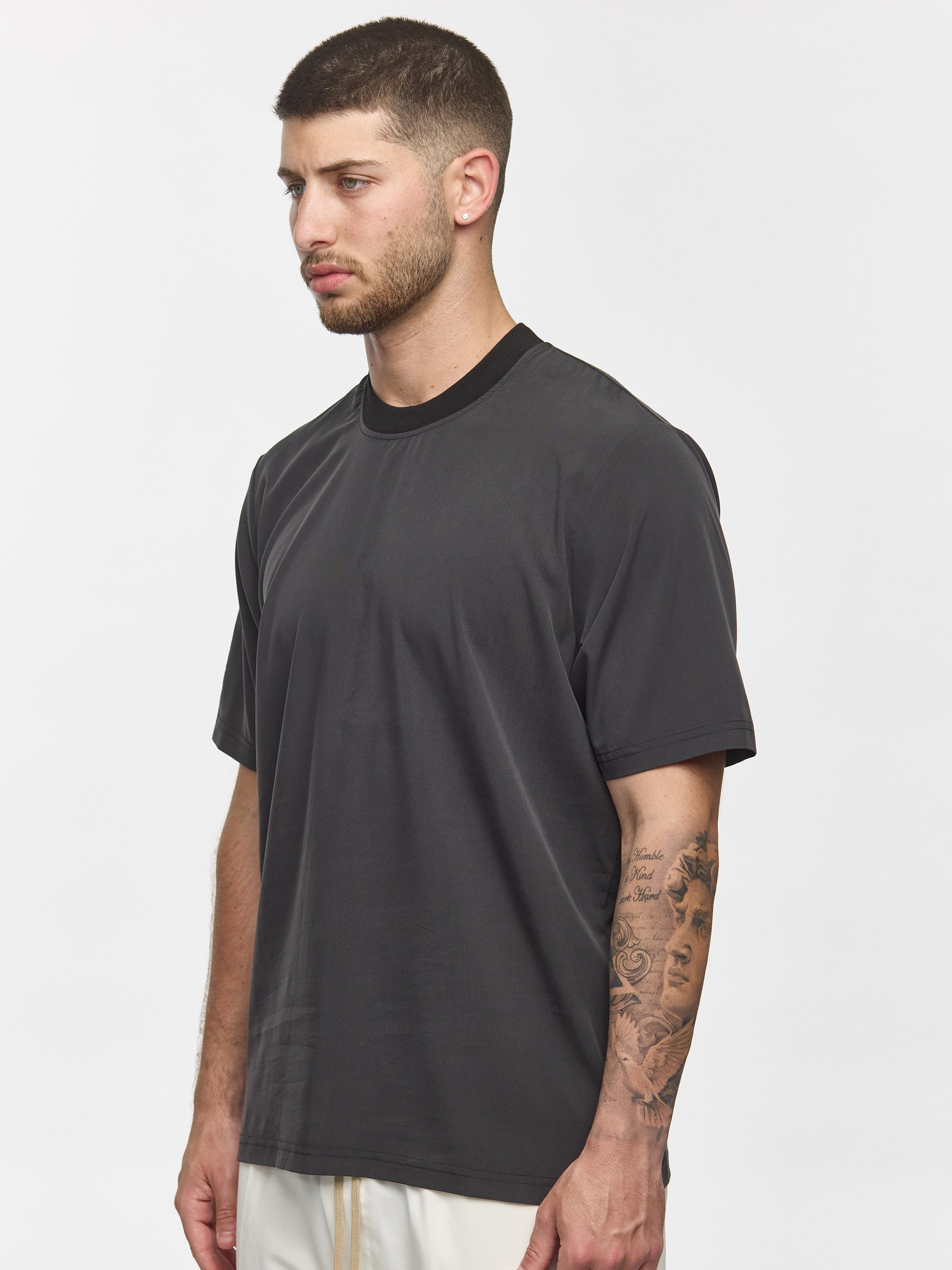 Prêt A Porter T-Shirt Soft Fabric Dark Grey