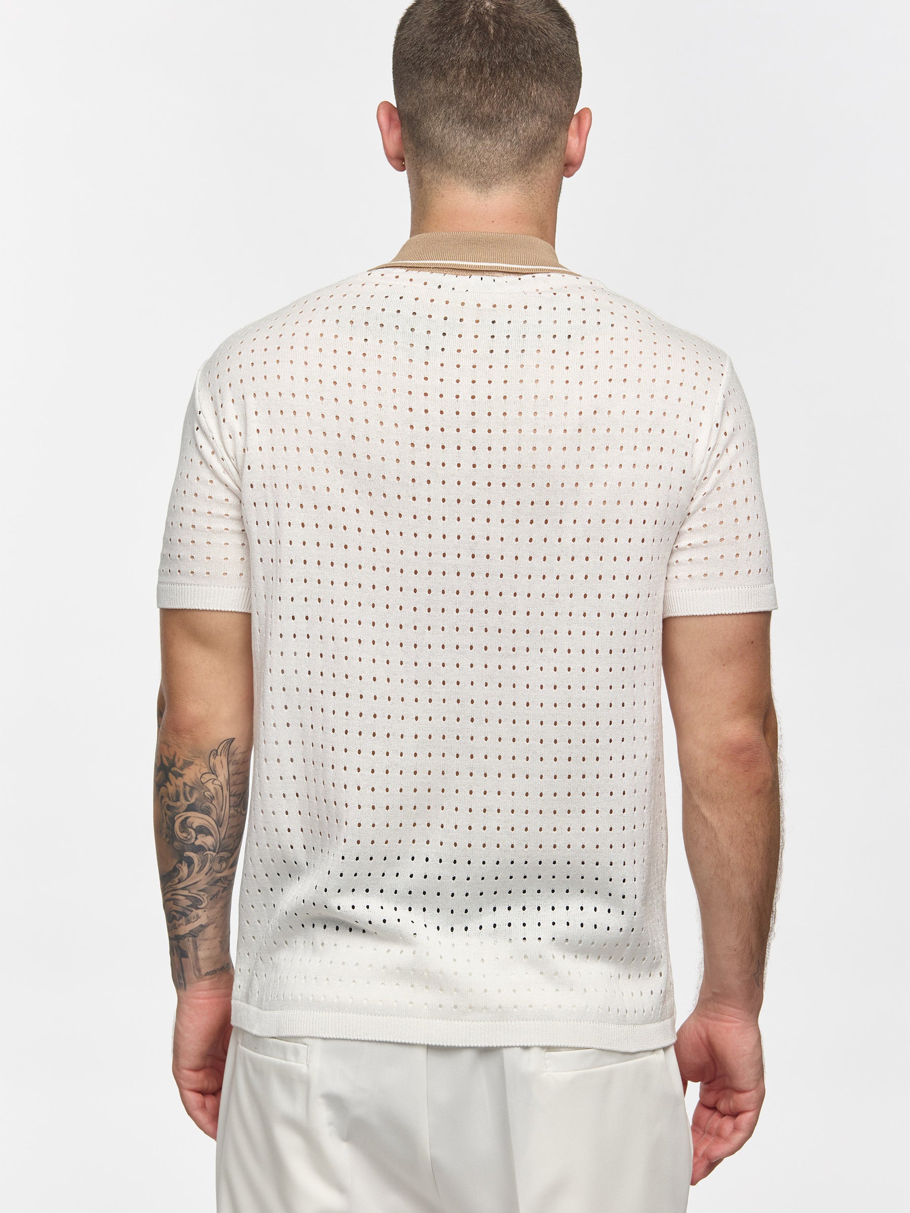 Prêt A Porter Short Sleeves Shirt White/Brown