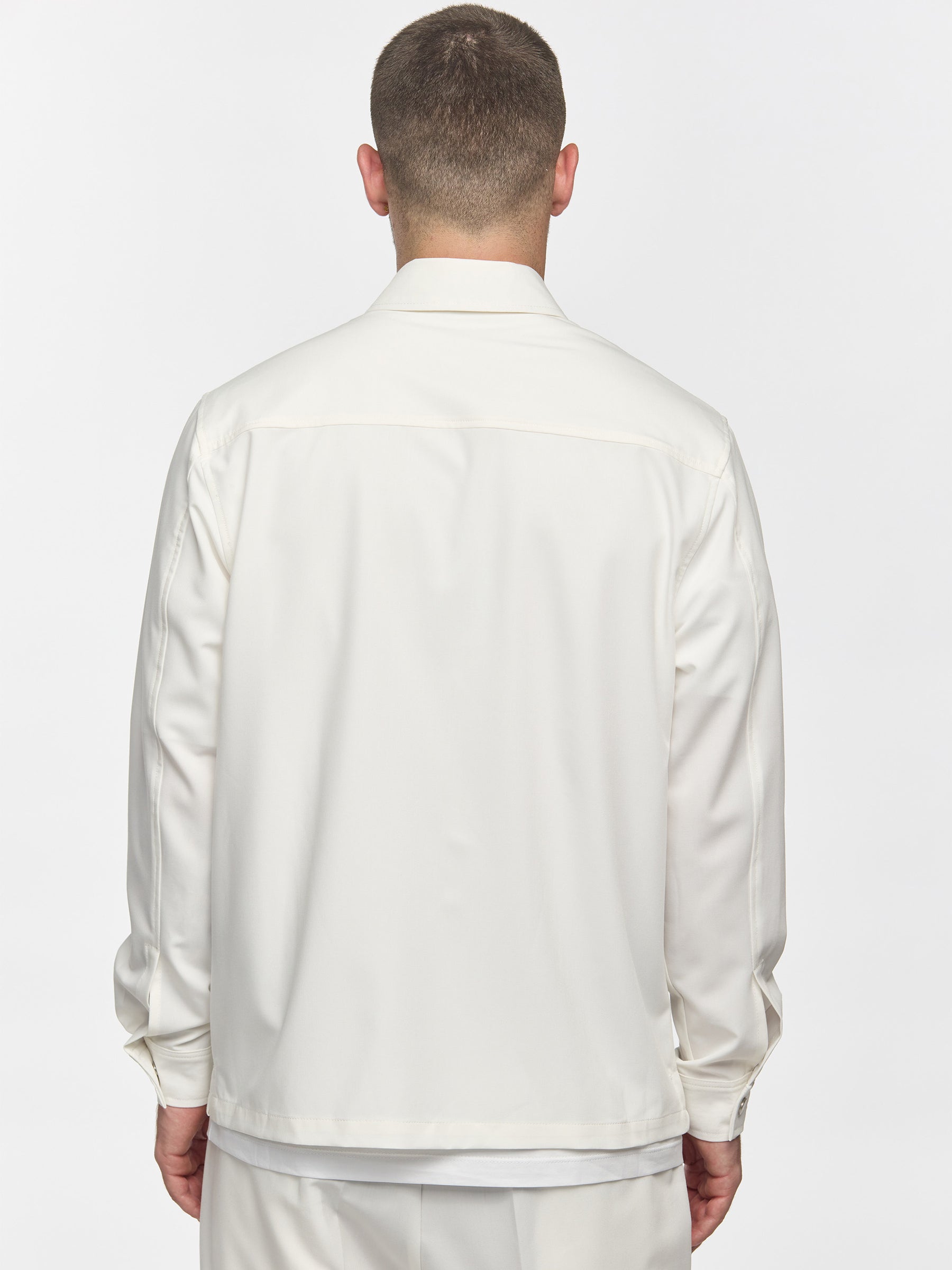 Prêt A Porter Zipper Jacket with Pocket White