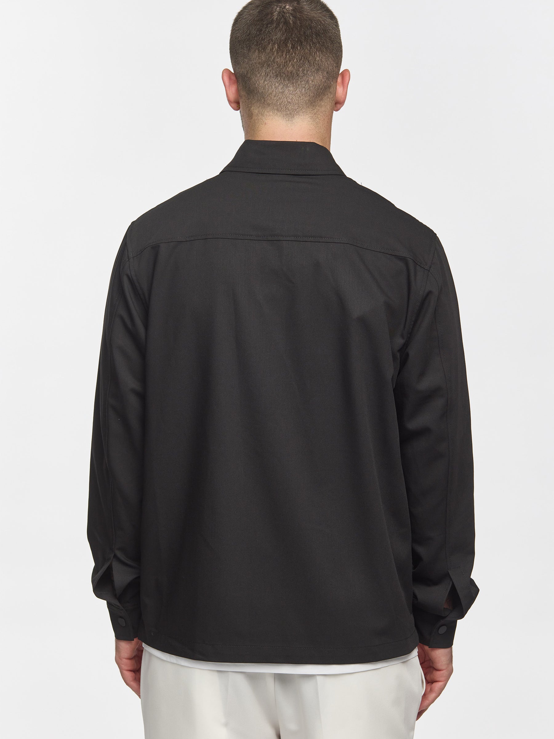 Prêt A Porter Zipper Jacket with Pocket Black