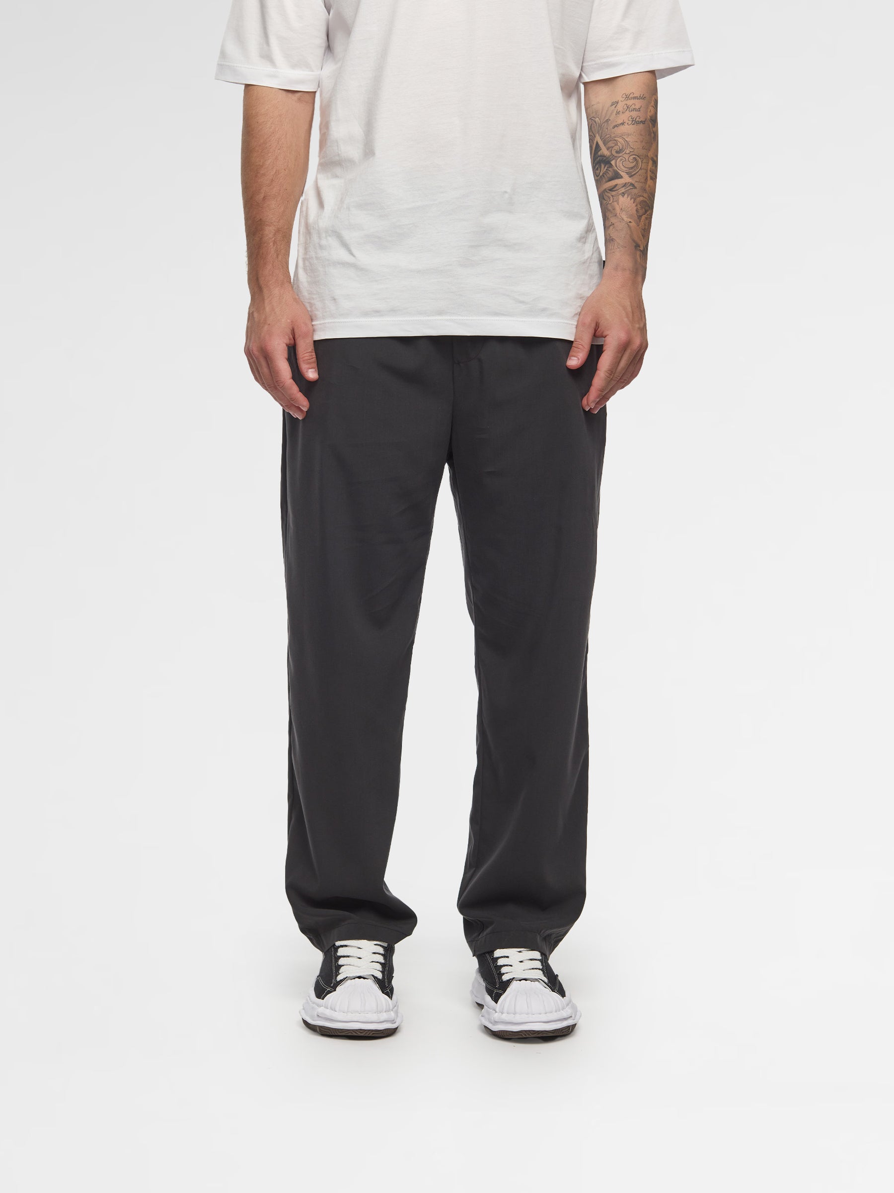 Prêt A Porter Pants Soft Fabric Dark Grey