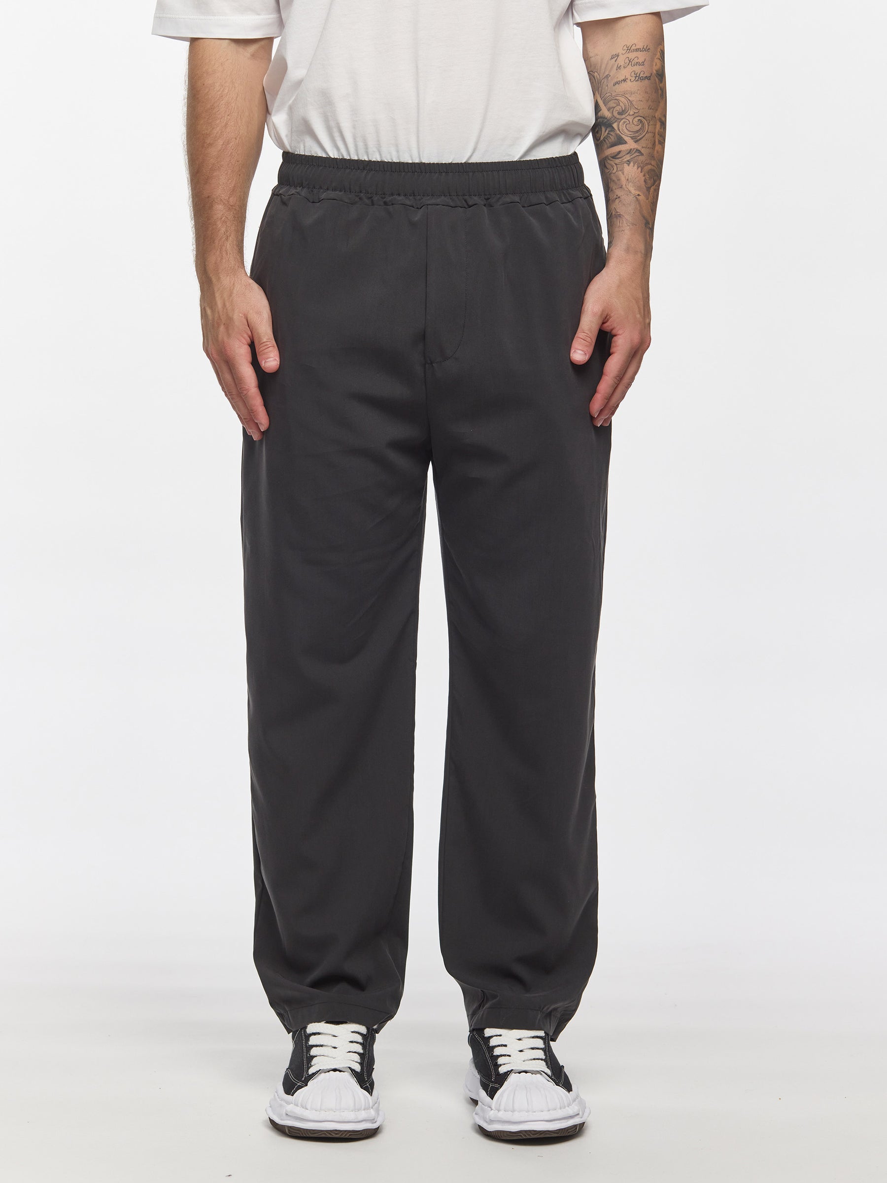Prêt A Porter Pants Soft Fabric Dark Grey