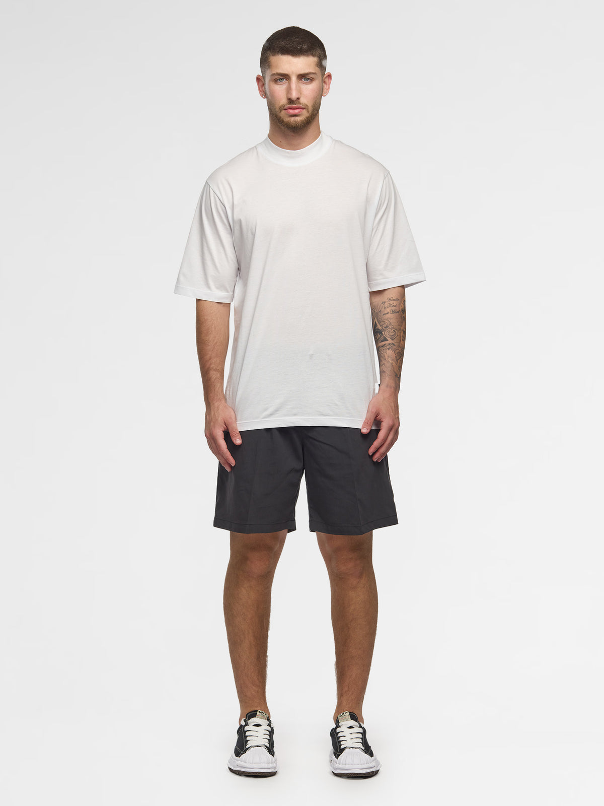 Prêt A Porter Short Pants Soft Fabric Dark Grey