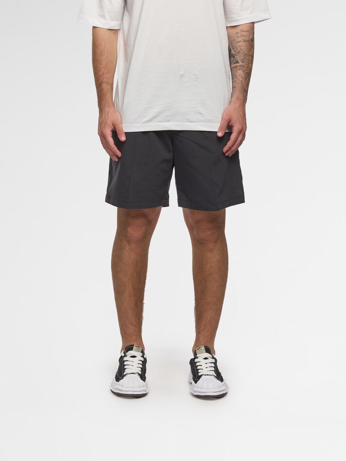 Prêt A Porter Short Pants Soft Fabric Dark Grey
