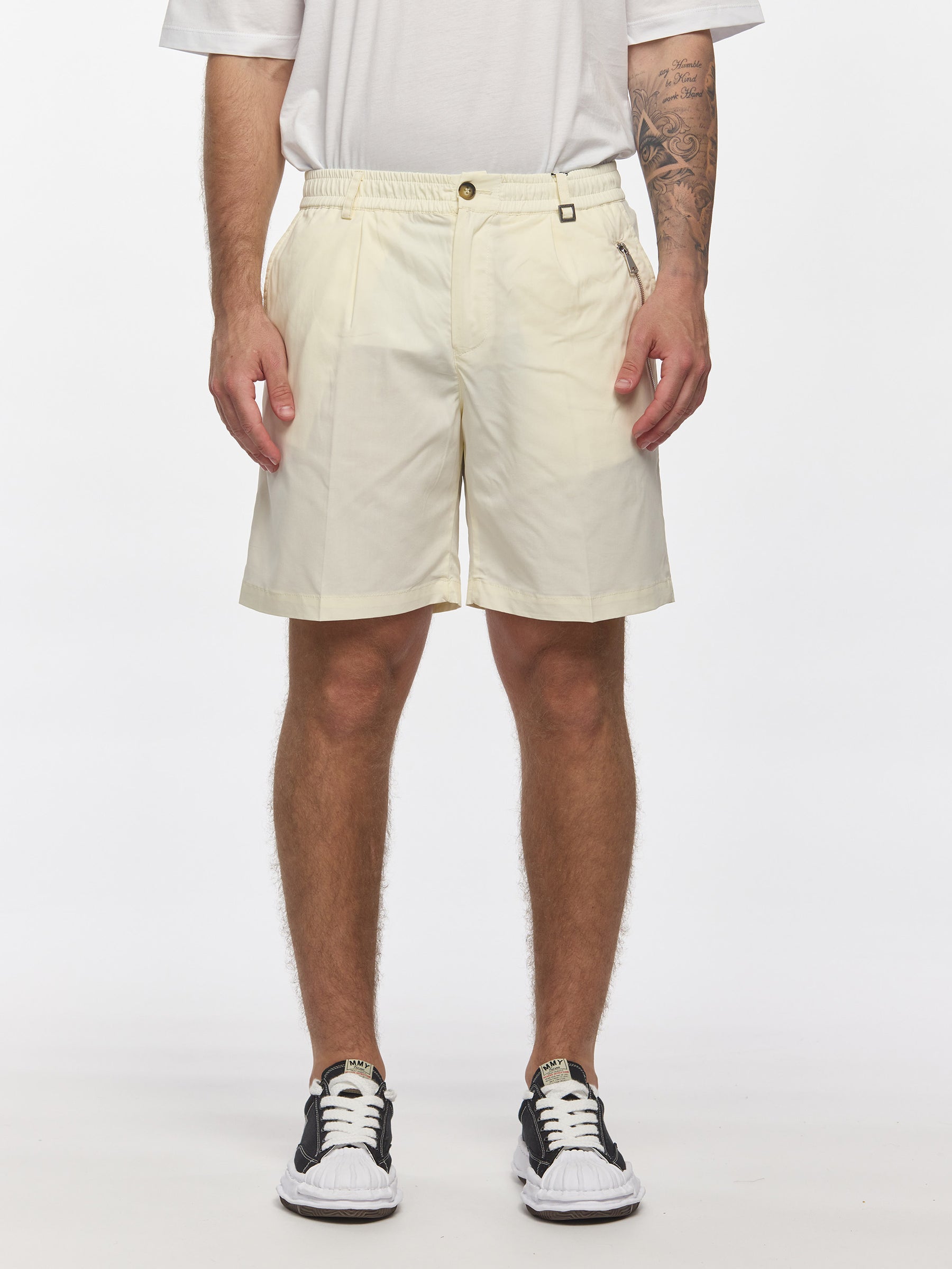 Prêt A Porter Short Pants Soft Fabric Cream