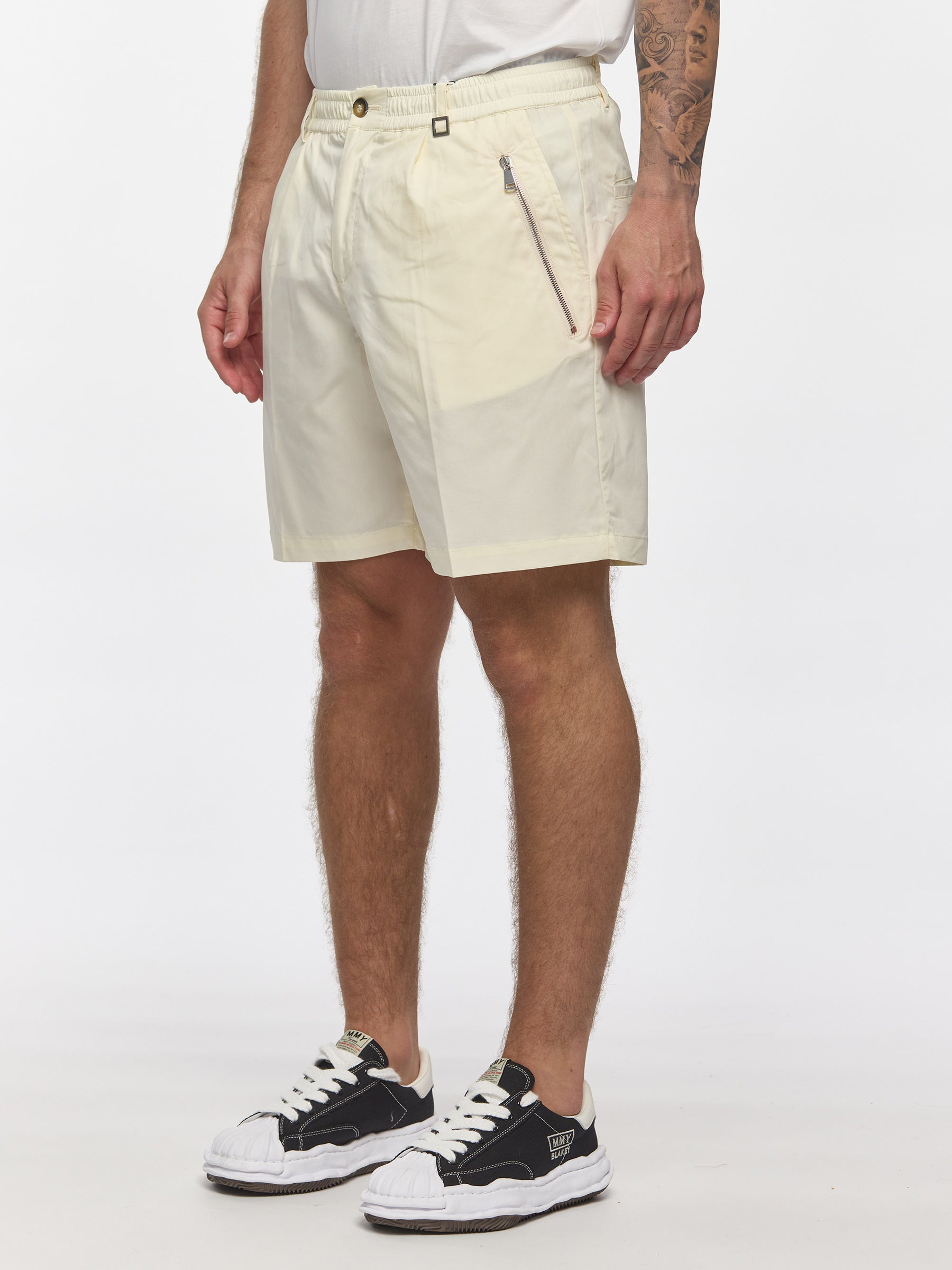 Prêt A Porter Short Pants Soft Fabric Cream