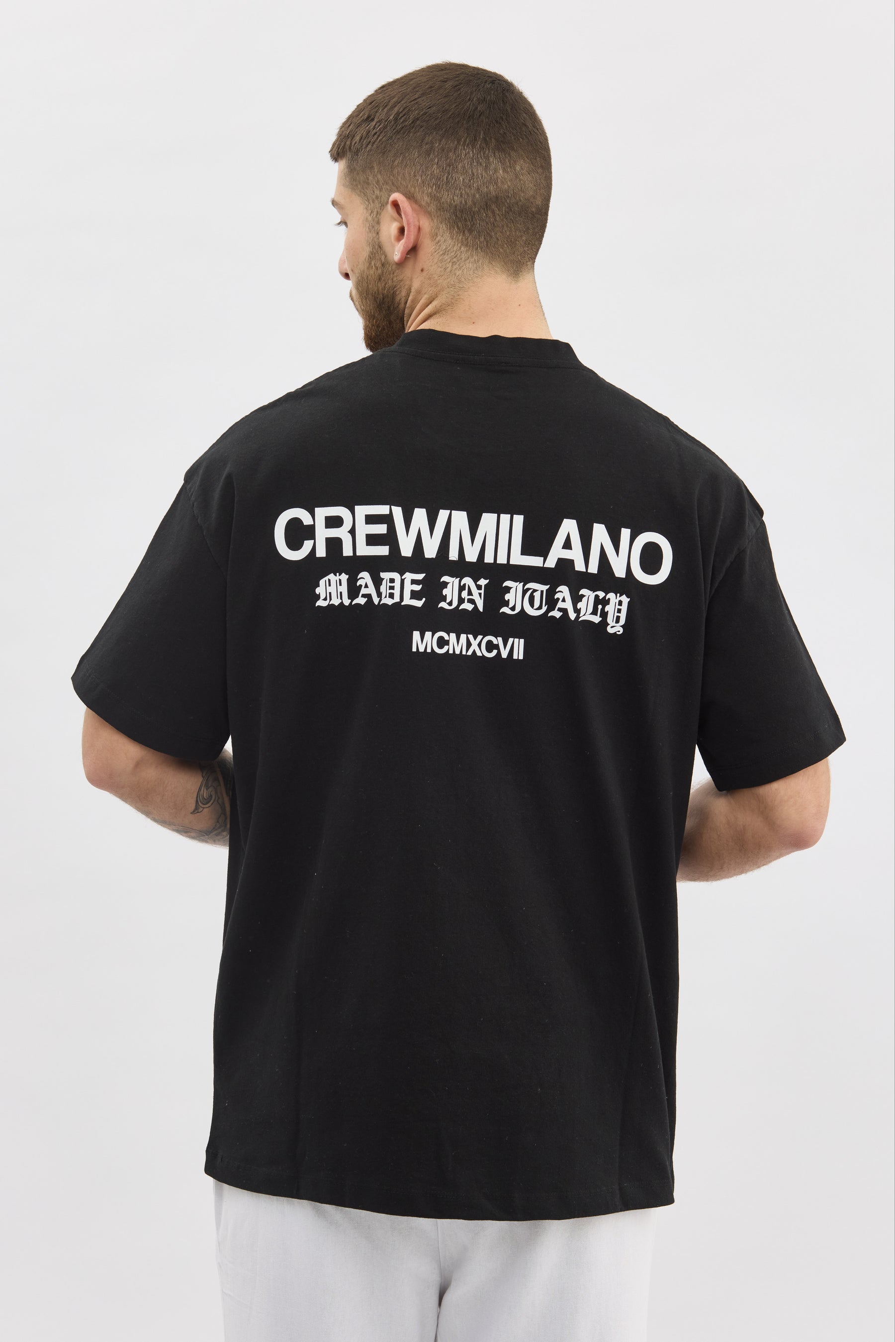Crew Milano "Made in Italy" Oversized T-Shirt