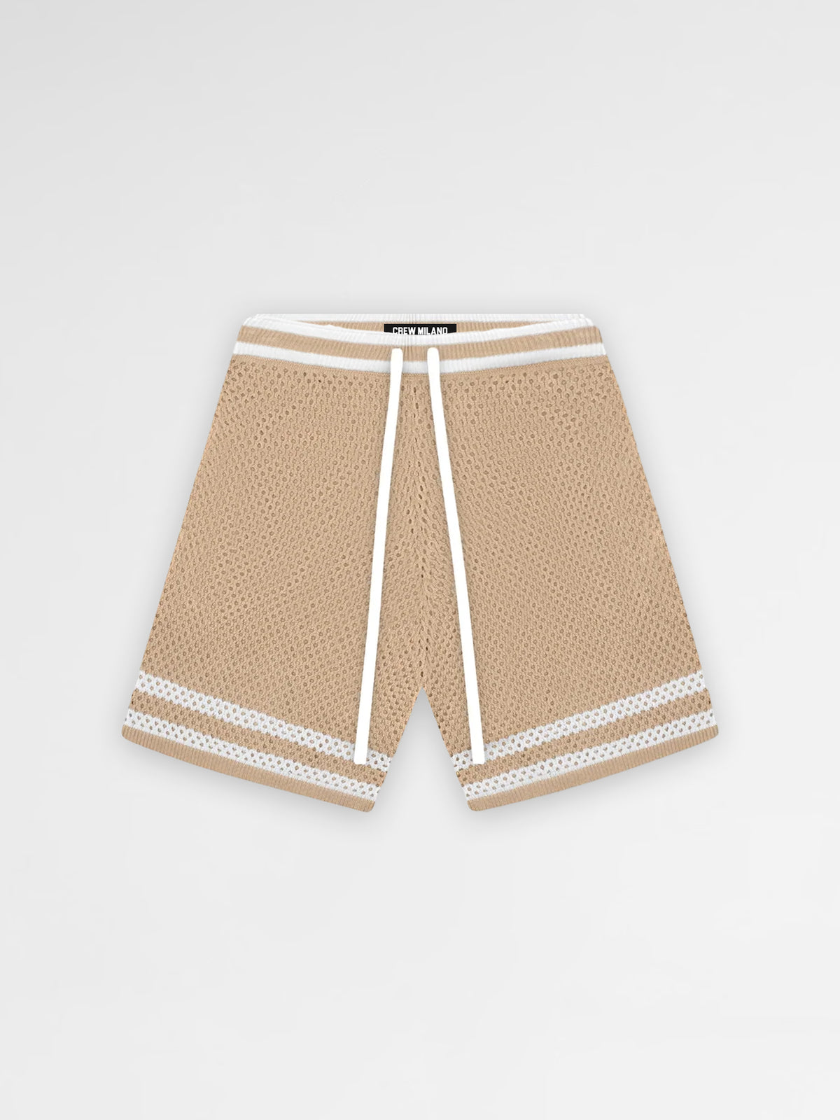 CREW Milano Tennis Shorts Knitwear Brown