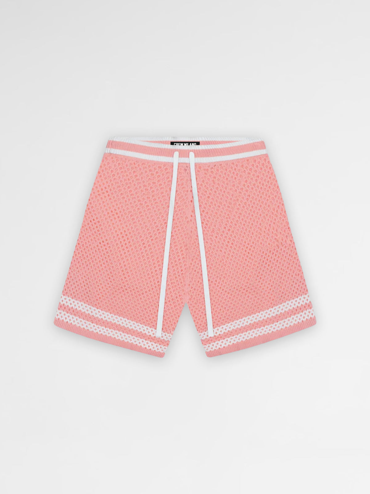 CREW Milano Tennis Shorts Knitwear Pink
