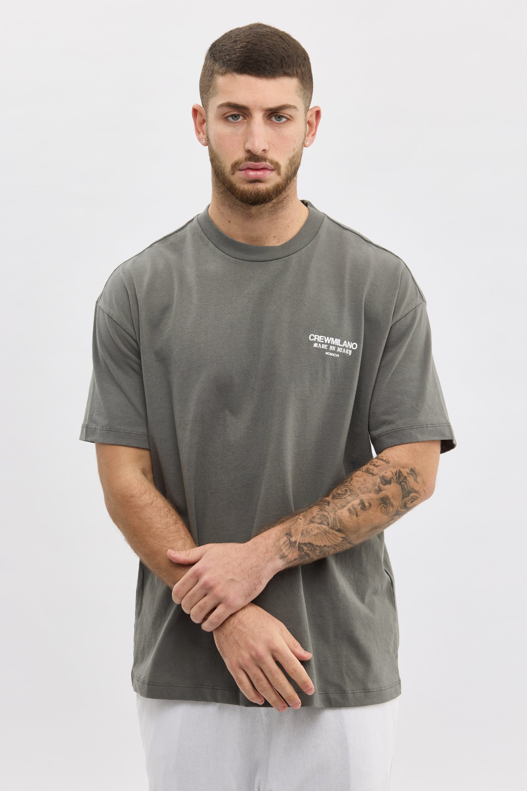 Crew Milano "Made in Italy" Oversized T-Shirt