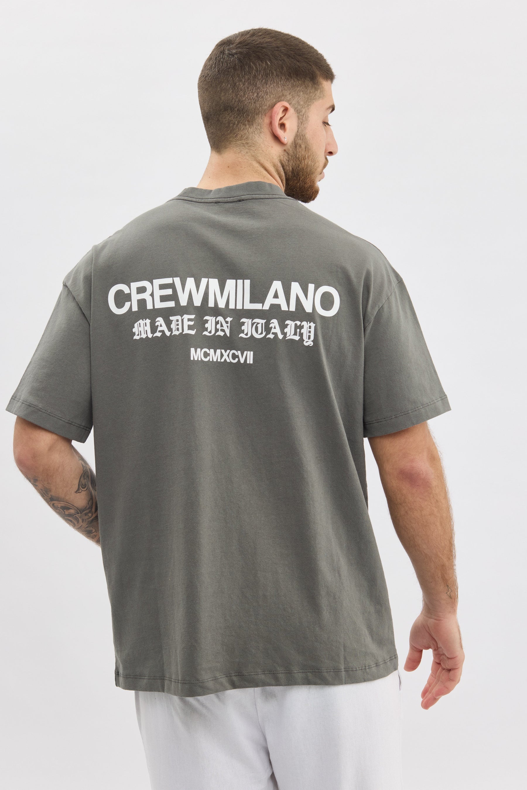 Crew Milano "Made in Italy" Oversized T-Shirt