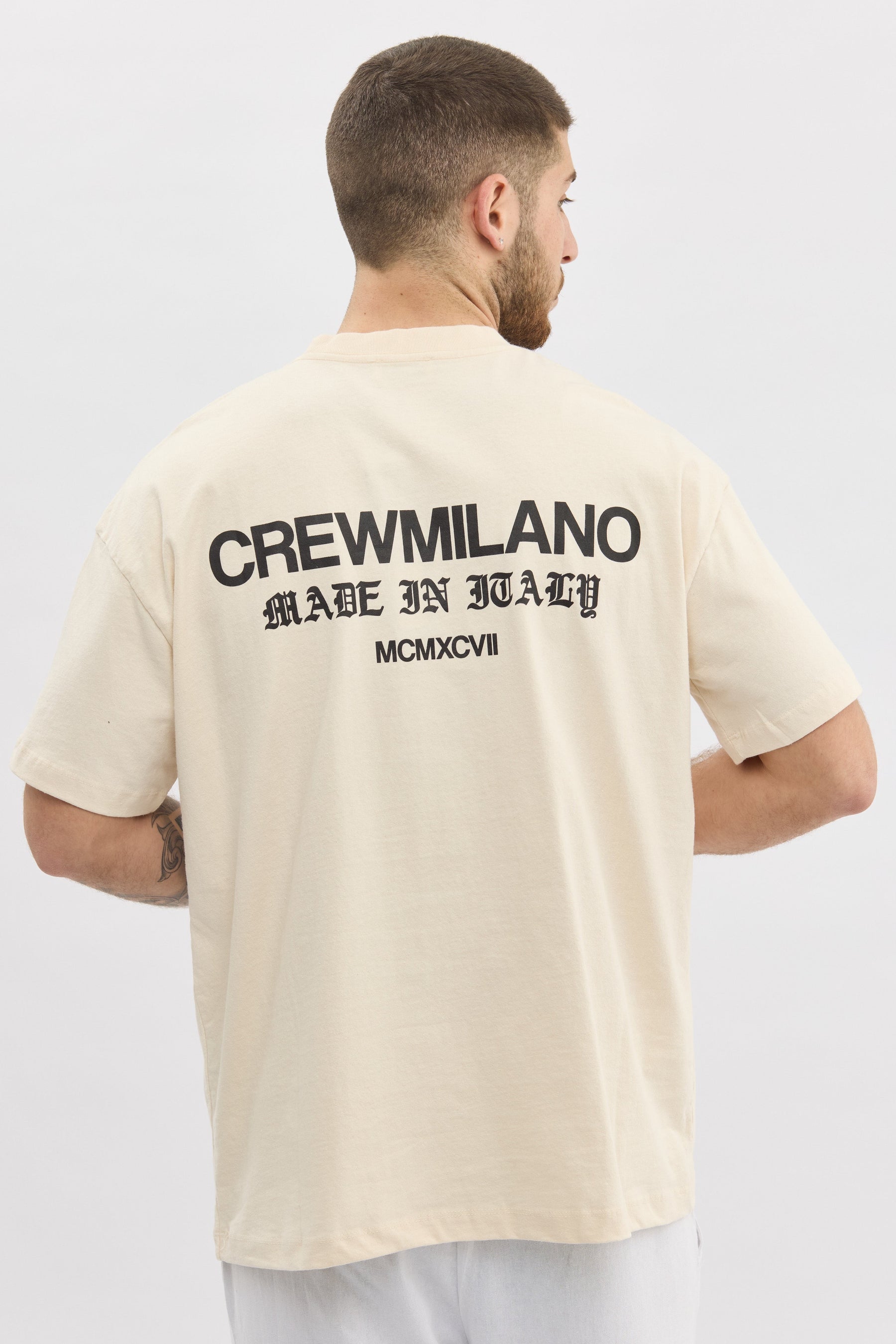 Crew Milano "Made in Italy" Oversized T-Shirt