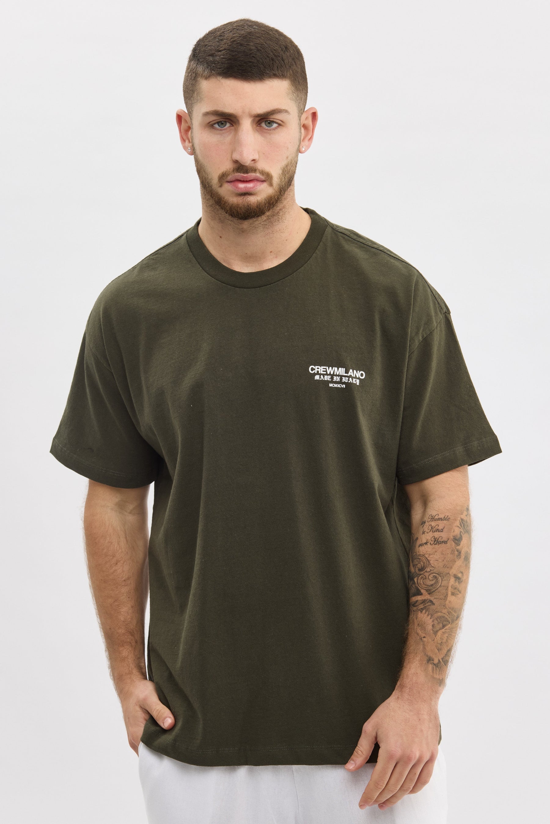 Crew Milano "Made in Italy" Oversized T-Shirt