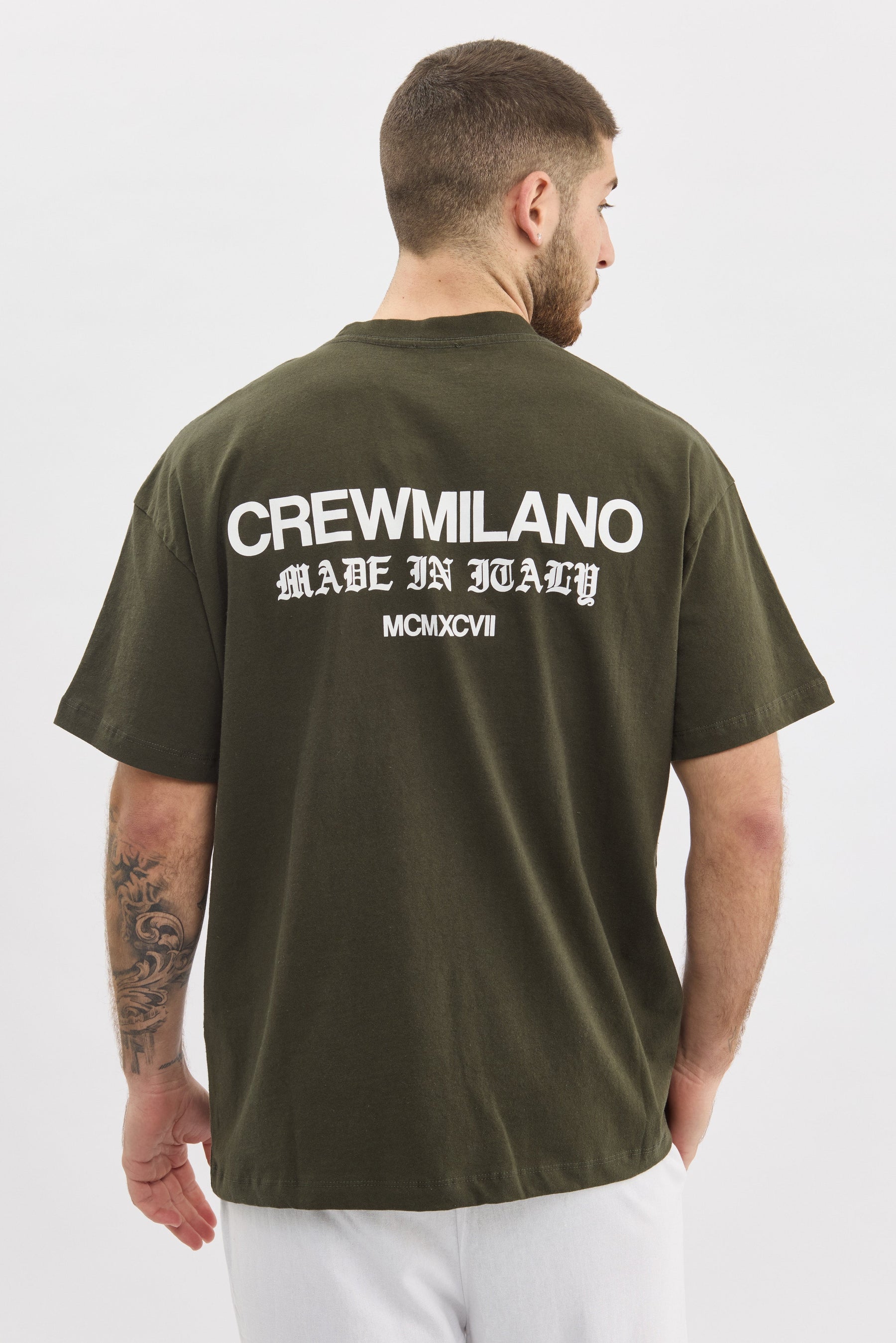 Crew Milano "Made in Italy" Oversized T-Shirt