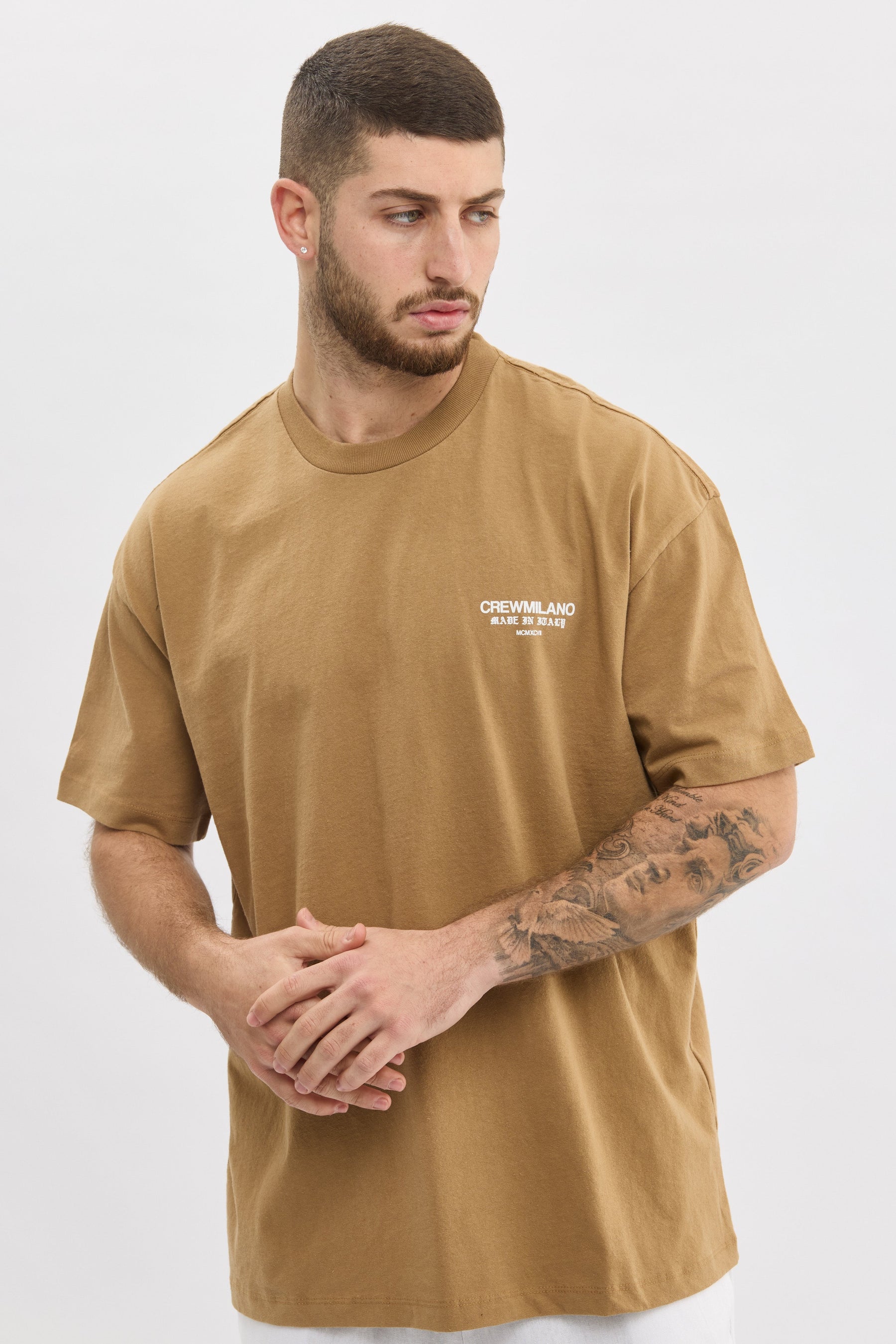 Crew Milano "Made in Italy" Oversized T-Shirt