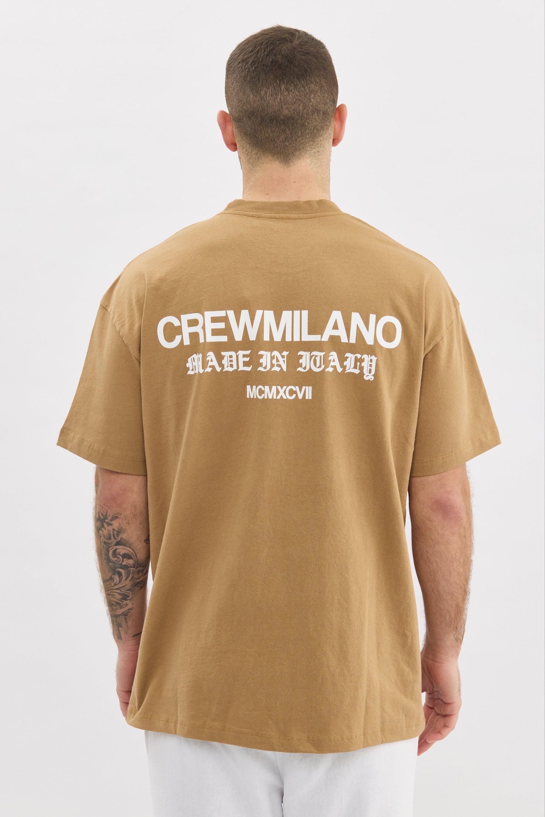 Crew Milano "Made in Italy" Oversized T-Shirt