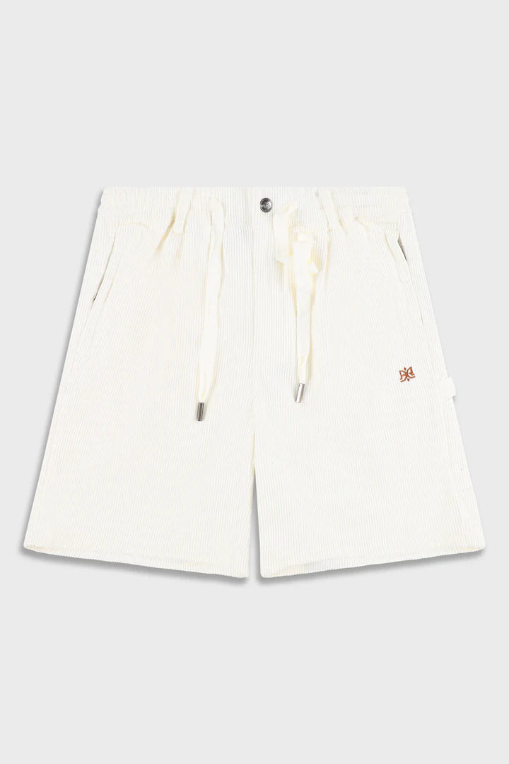 Ainker Wash Corduroy 708 White Short