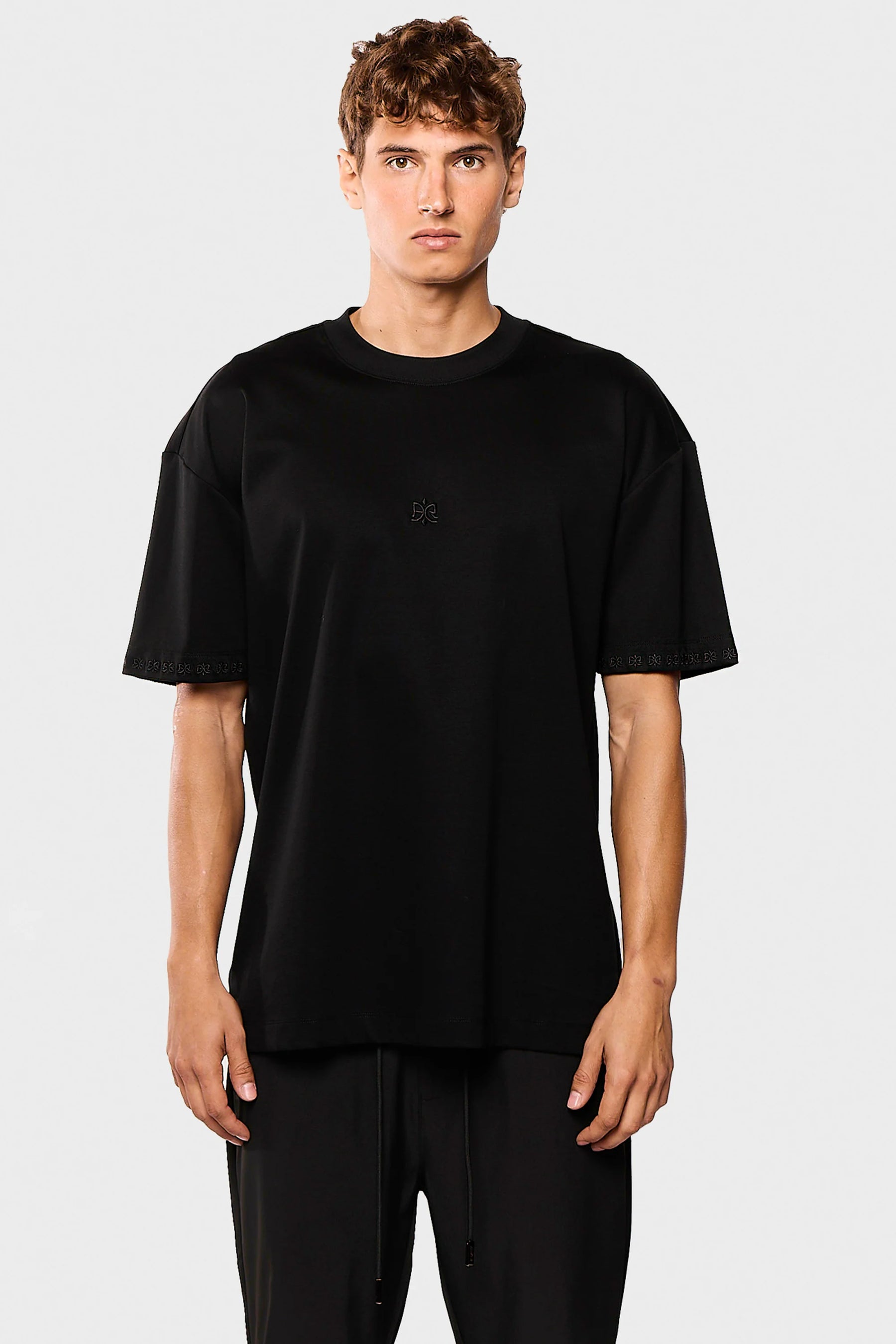 Ainker Mercerized 676 Black T-Shirt