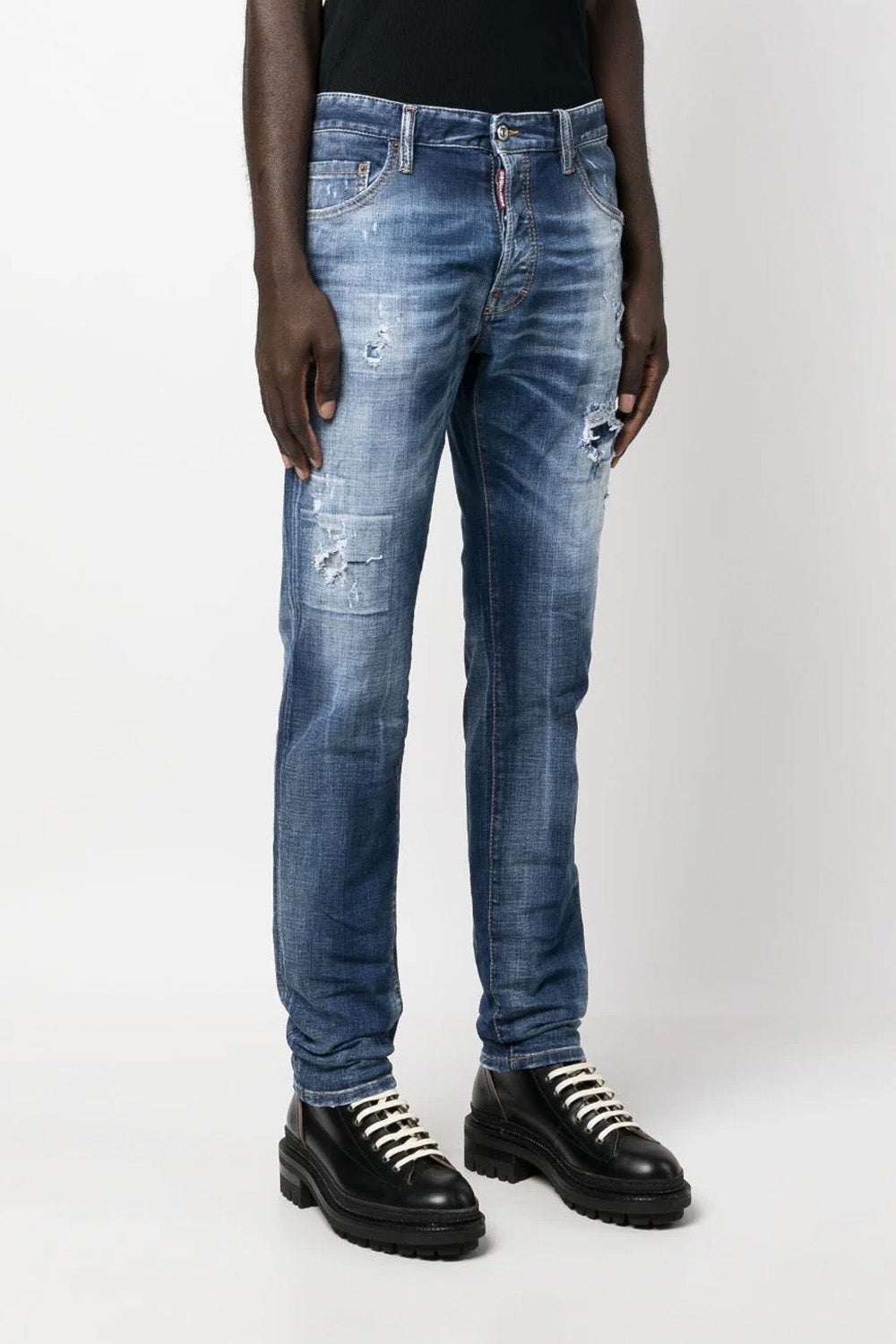 Dsquared2 slim-fit distressed-finish jeans