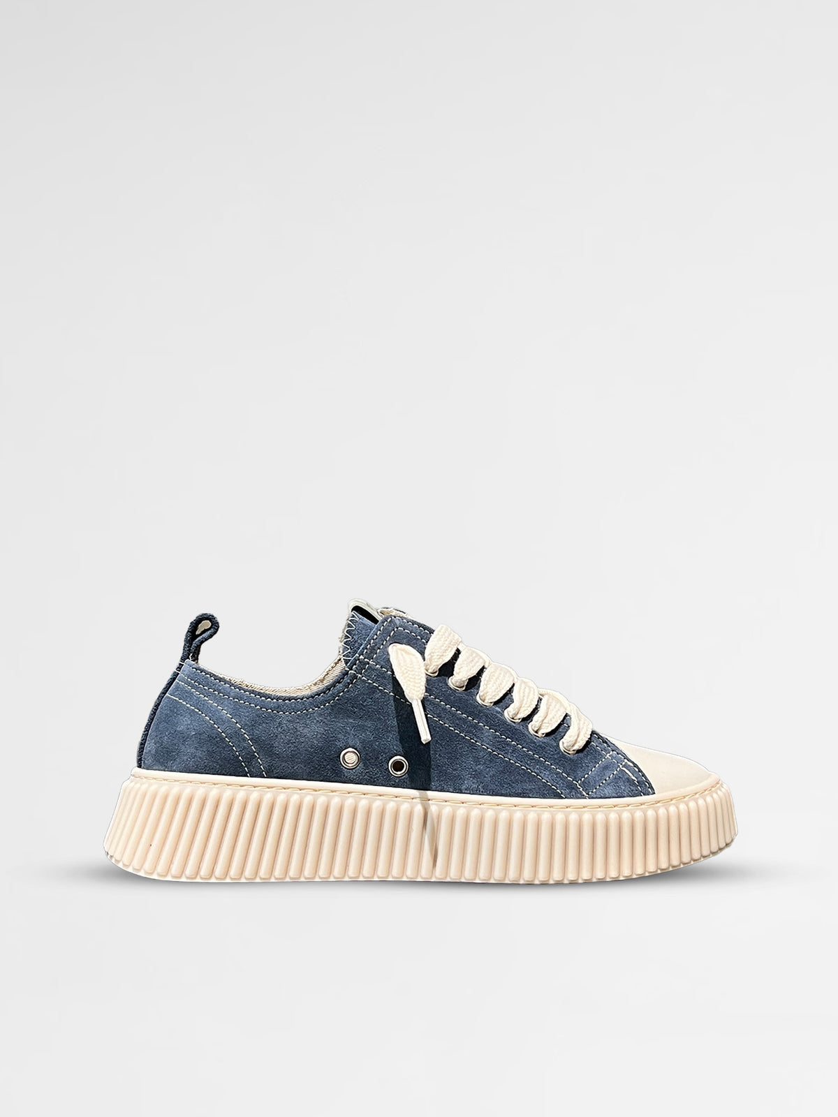 MAISON 9 PARIS Sneakers - Blue Suede Leather