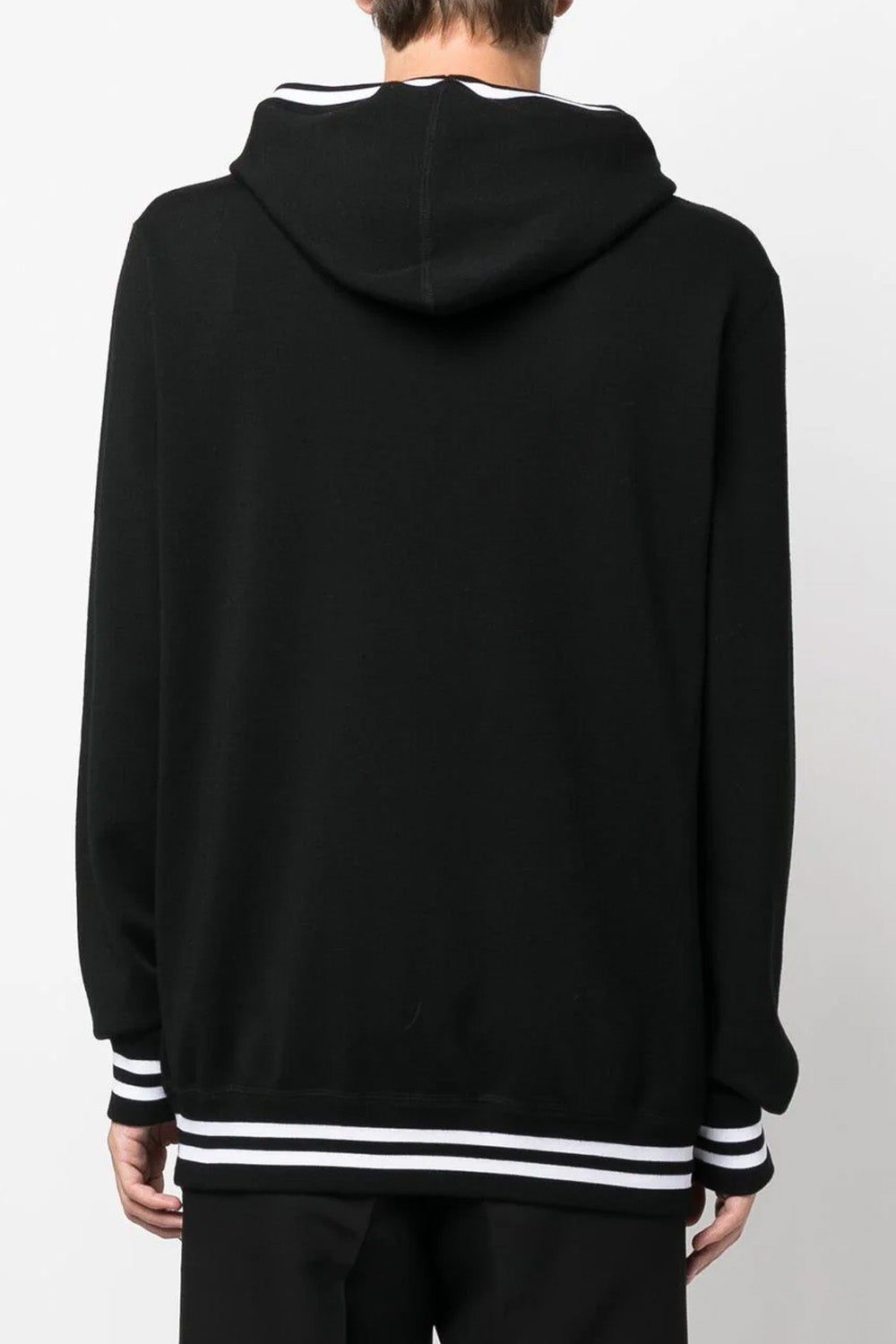 Dolce & Gabbana logo-print detail drawstring hoodie