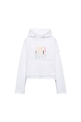 Givenchy logo-print cropped hoodie
