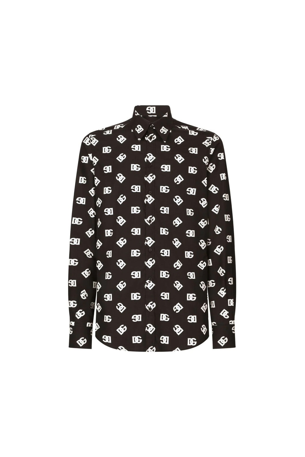 Dolce & Gabbana DG logo-print cotton shirt