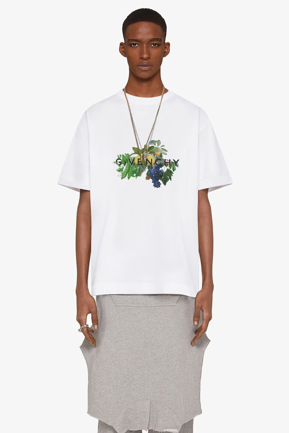 Givenchy T-shirt in cotton with GIVENCHY Fruits and Vegetables