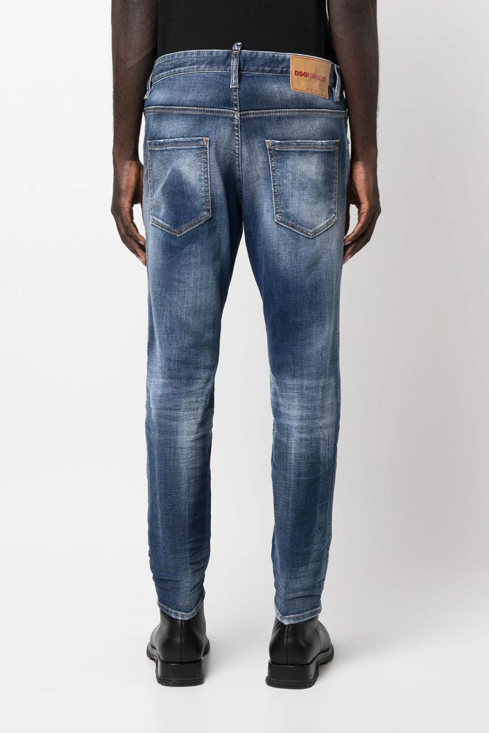 Dsquared2 washed slim-fit jeans