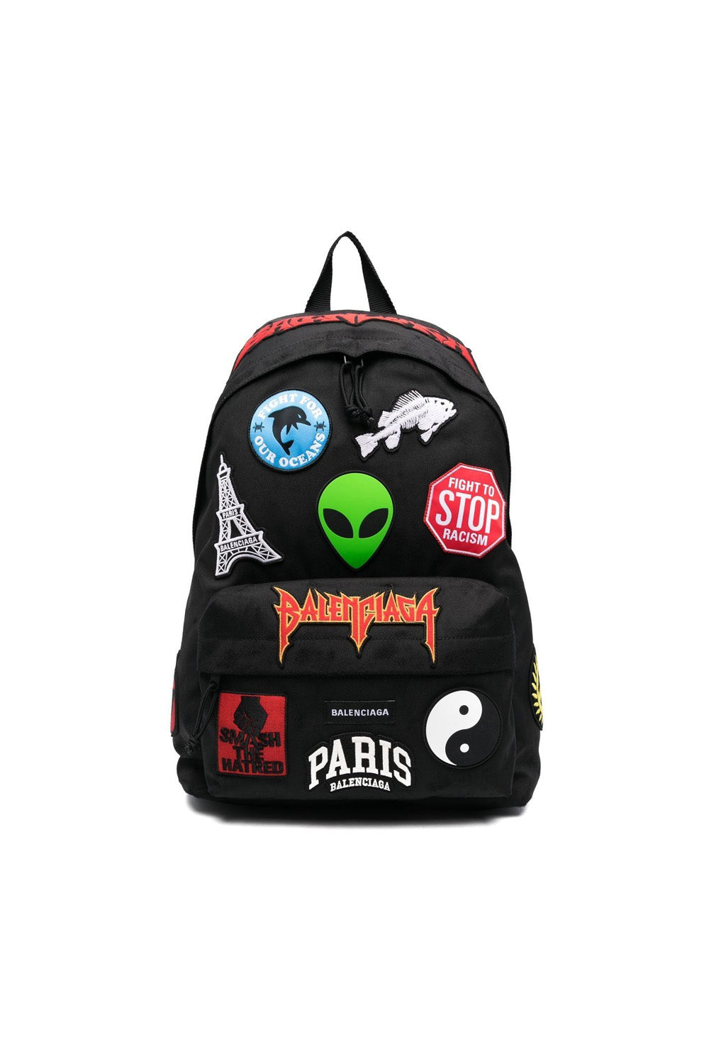 Balenciaga Explorer logo-patch backpack