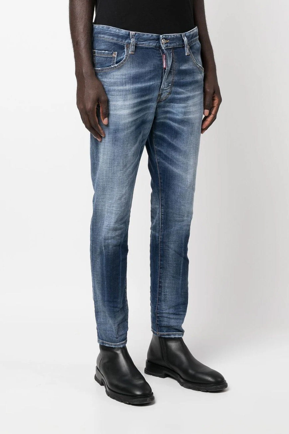 Dsquared2 washed slim-fit jeans