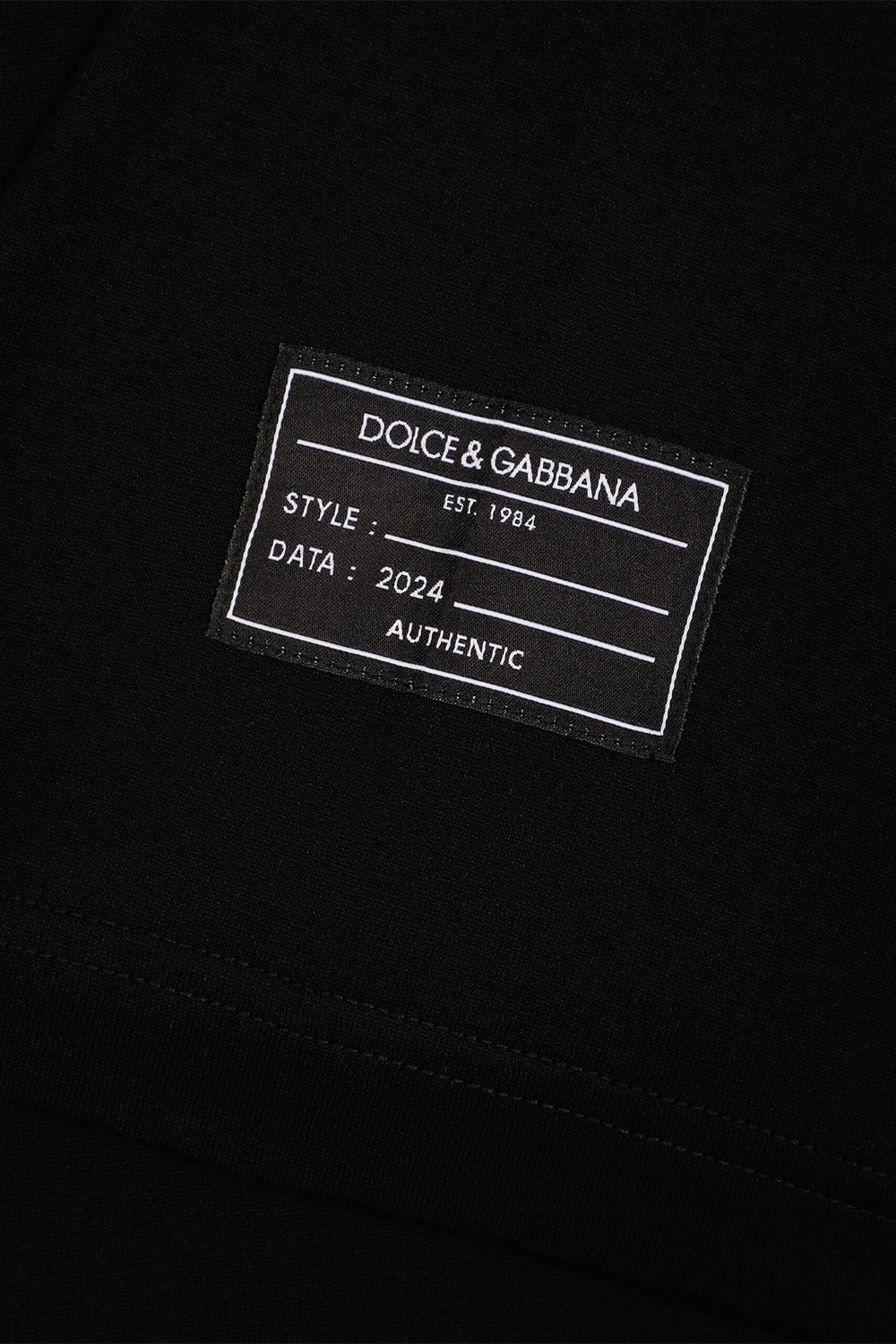 Dolce & Gabbana Short-sleeved T-shirt with vertical logo print