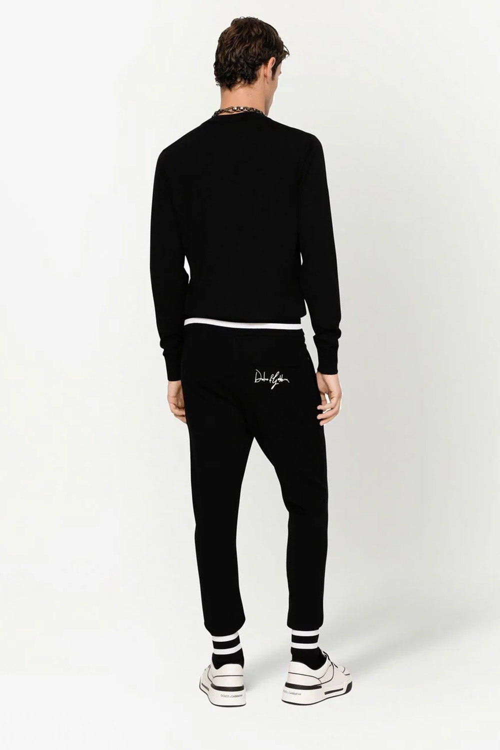 Dolce & Gabbana logo-embroidered track pants