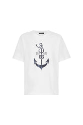 Dolce & Gabbana Short-sleeved Marina-print T-shirt