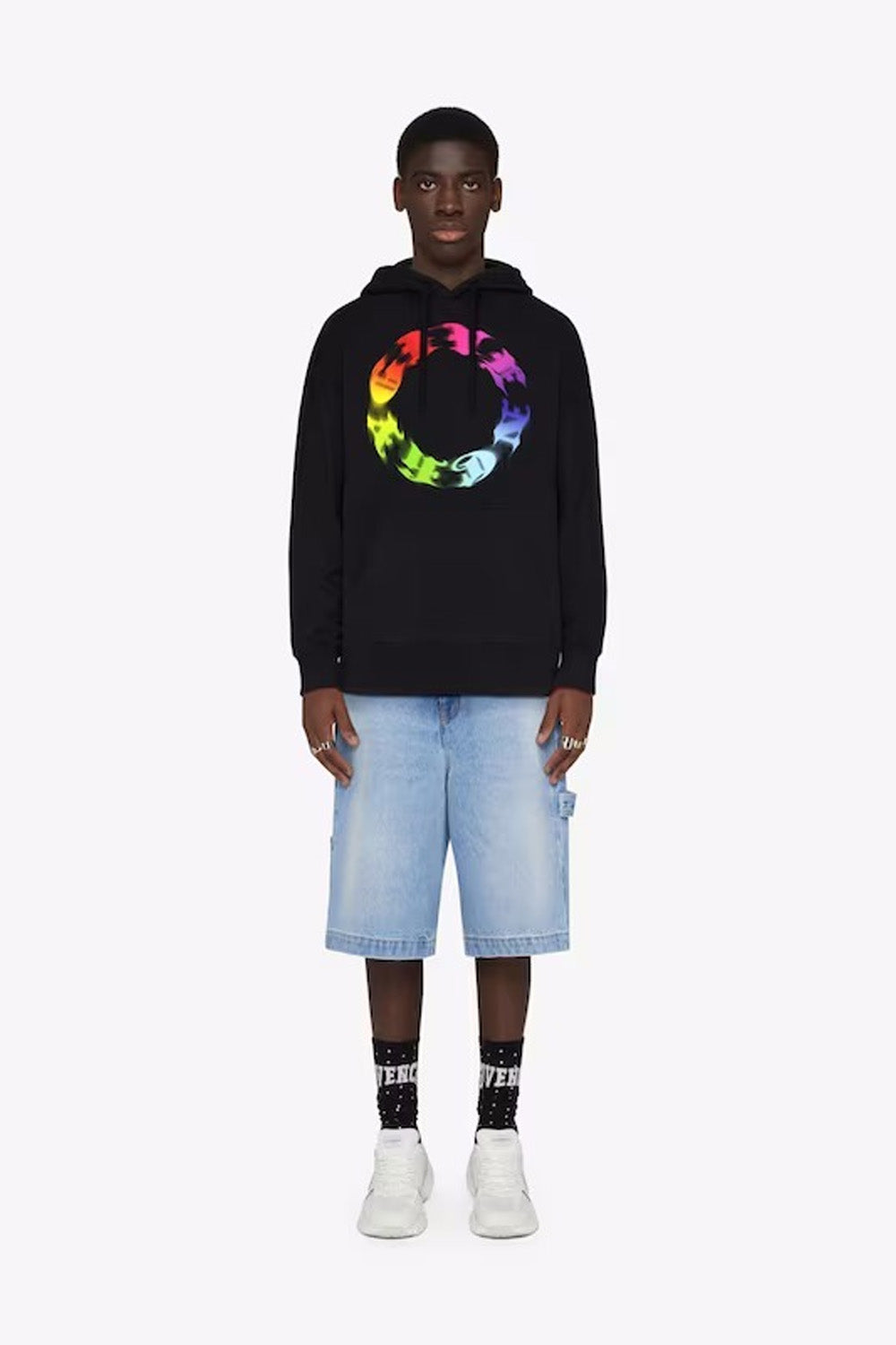 Givenchy Hoodie Logo-Print Colorful