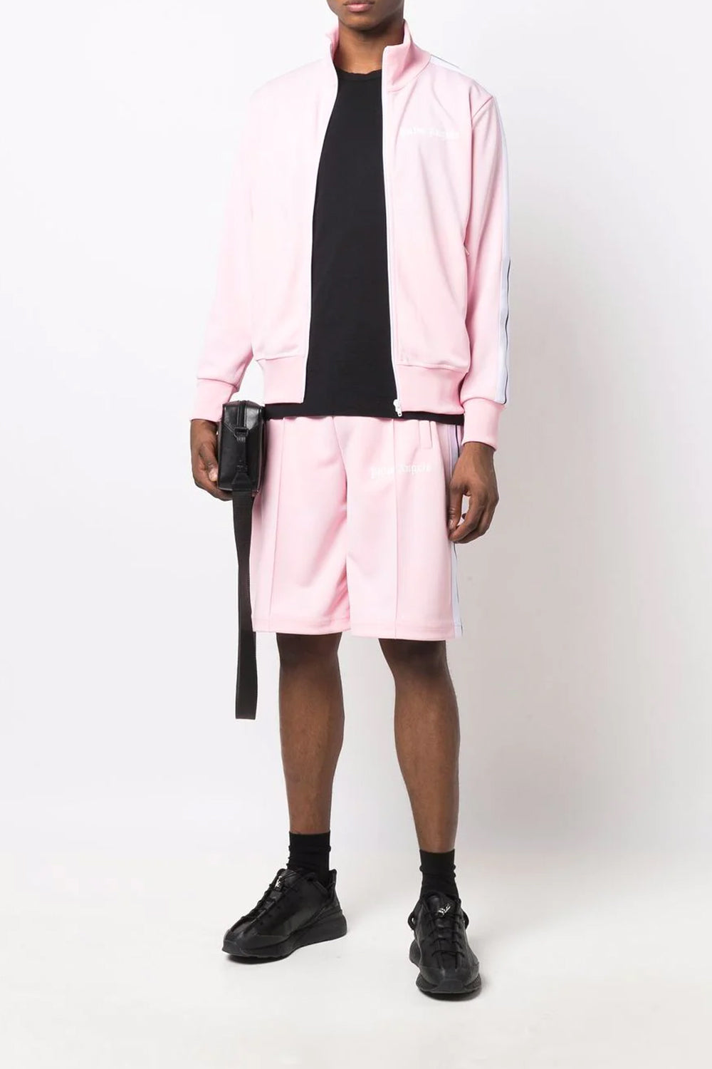 Palm Angels Classic side-stripe zipped jacket